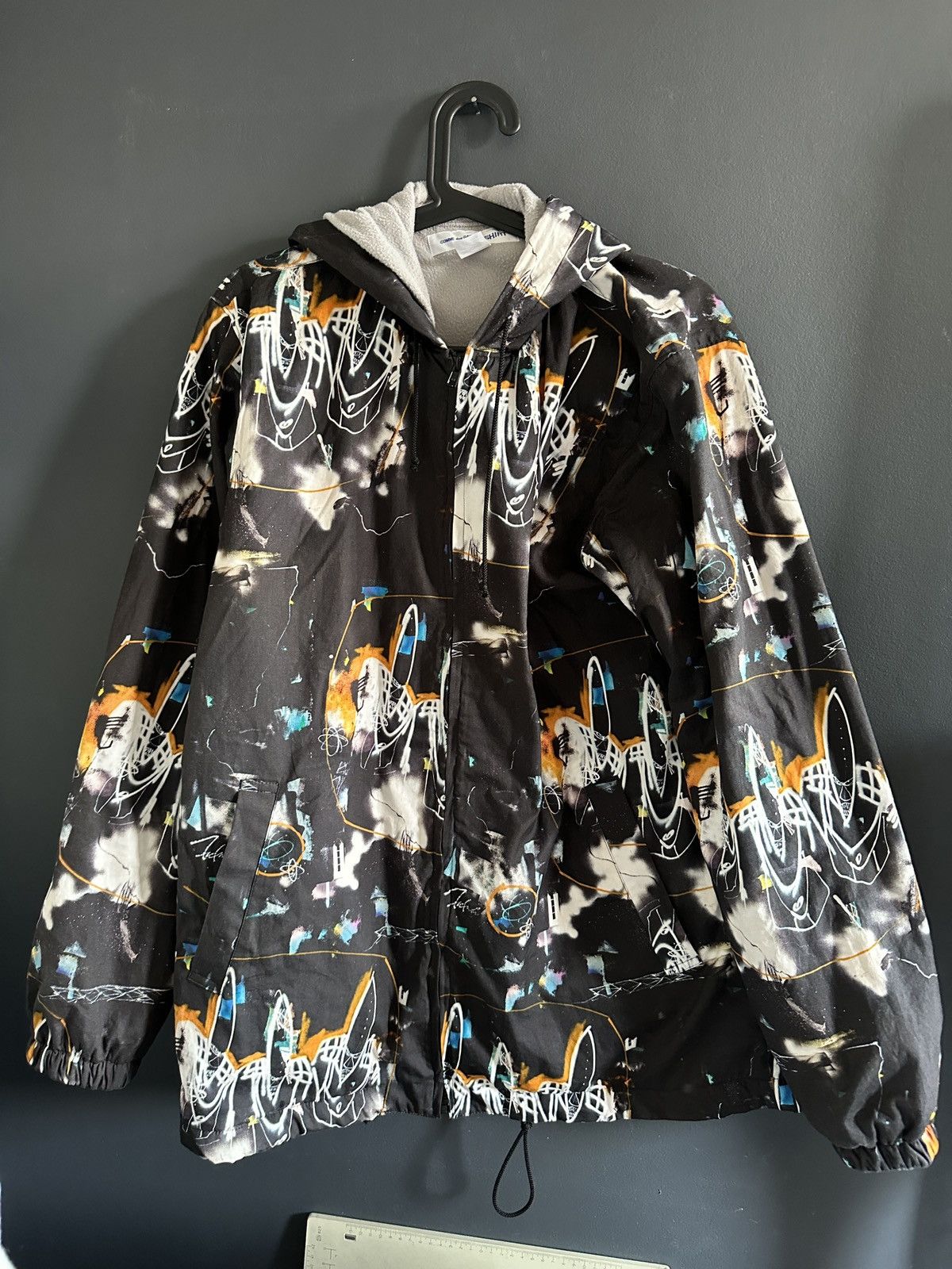 COMME des GARCONS SHIRT ×FUTURAコーチジャケット Comme des Garçons SHIRT x Futura Coach Jacket in Black