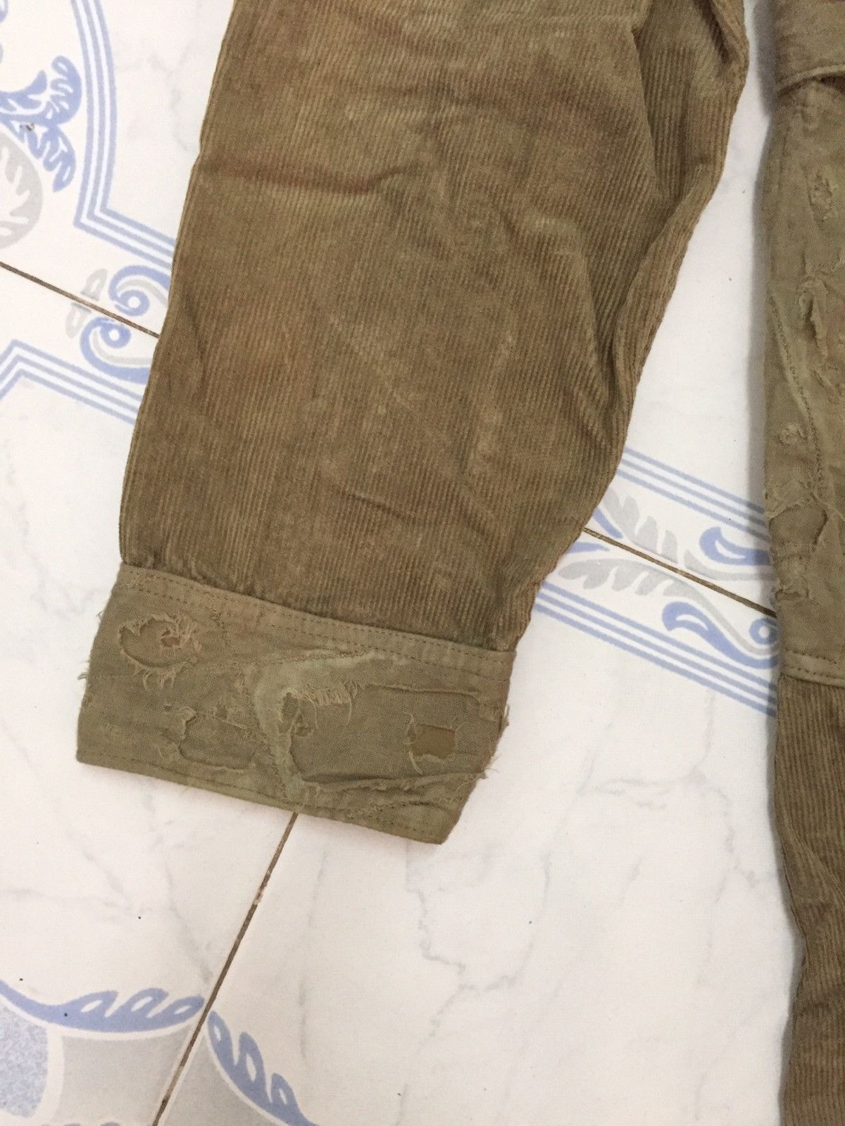 Kapital Vtg Distress Boro Style Kapital Corduroy Long Jacket Belted Size US M / EU 48-50 / 2 - 7 Thumbnail