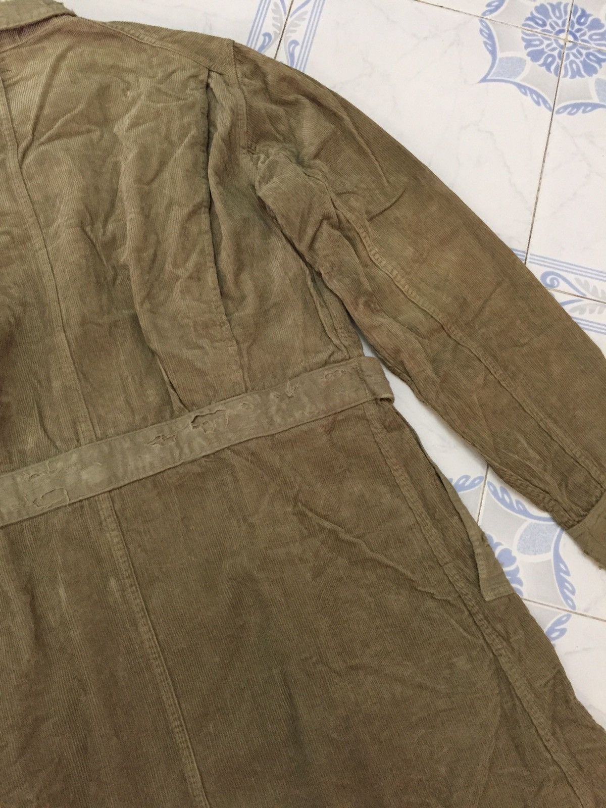 Kapital Vtg Distress Boro Style Kapital Corduroy Long Jacket Belted Size US M / EU 48-50 / 2 - 11 Thumbnail