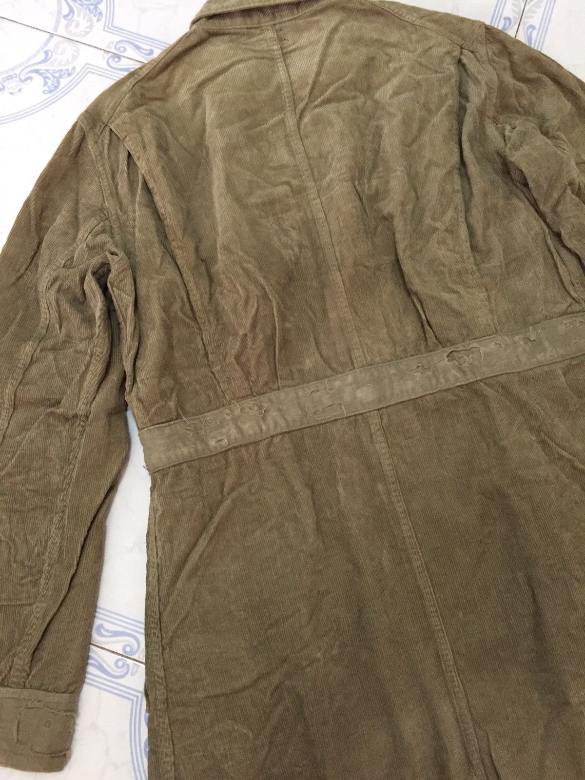 Kapital Vtg Distress Boro Style Kapital Corduroy Long Jacket Belted Size US M / EU 48-50 / 2 - 10 Thumbnail