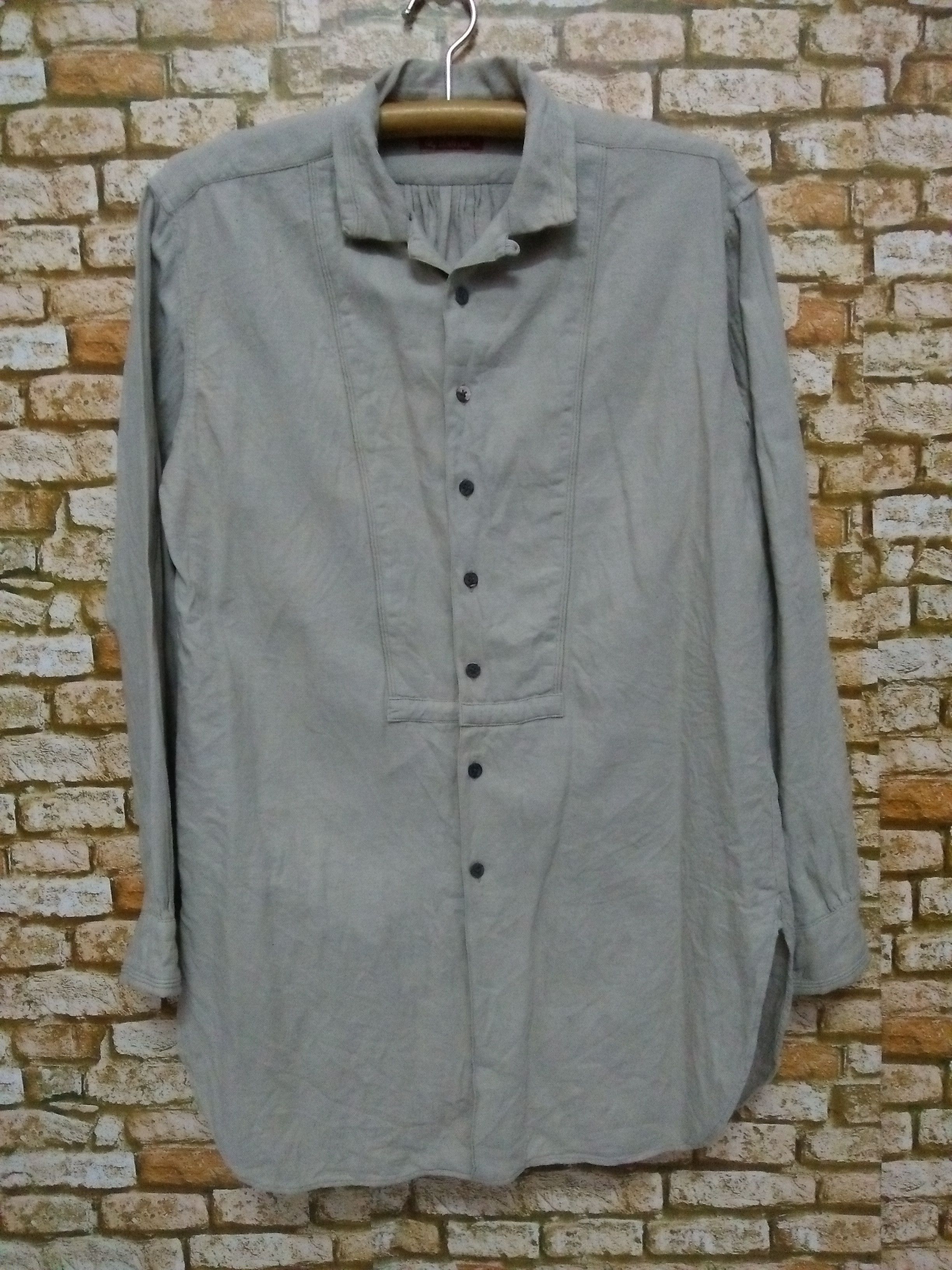 45rpm 45RPM DENIM LINE LONG OVERSIZED SHIRT (A932) Size US M / EU 48-50 / 2 - 1 Thumbnail