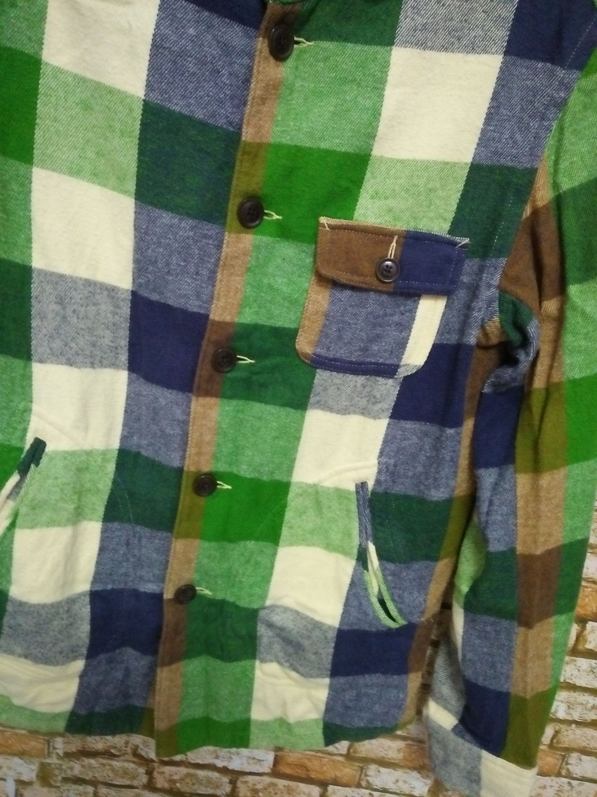 Global Work GLOBAL WORK JAPAN FLANNEL JACKET (B204) Size US L / EU 52-54 / 3 - 2 Thumbnail
