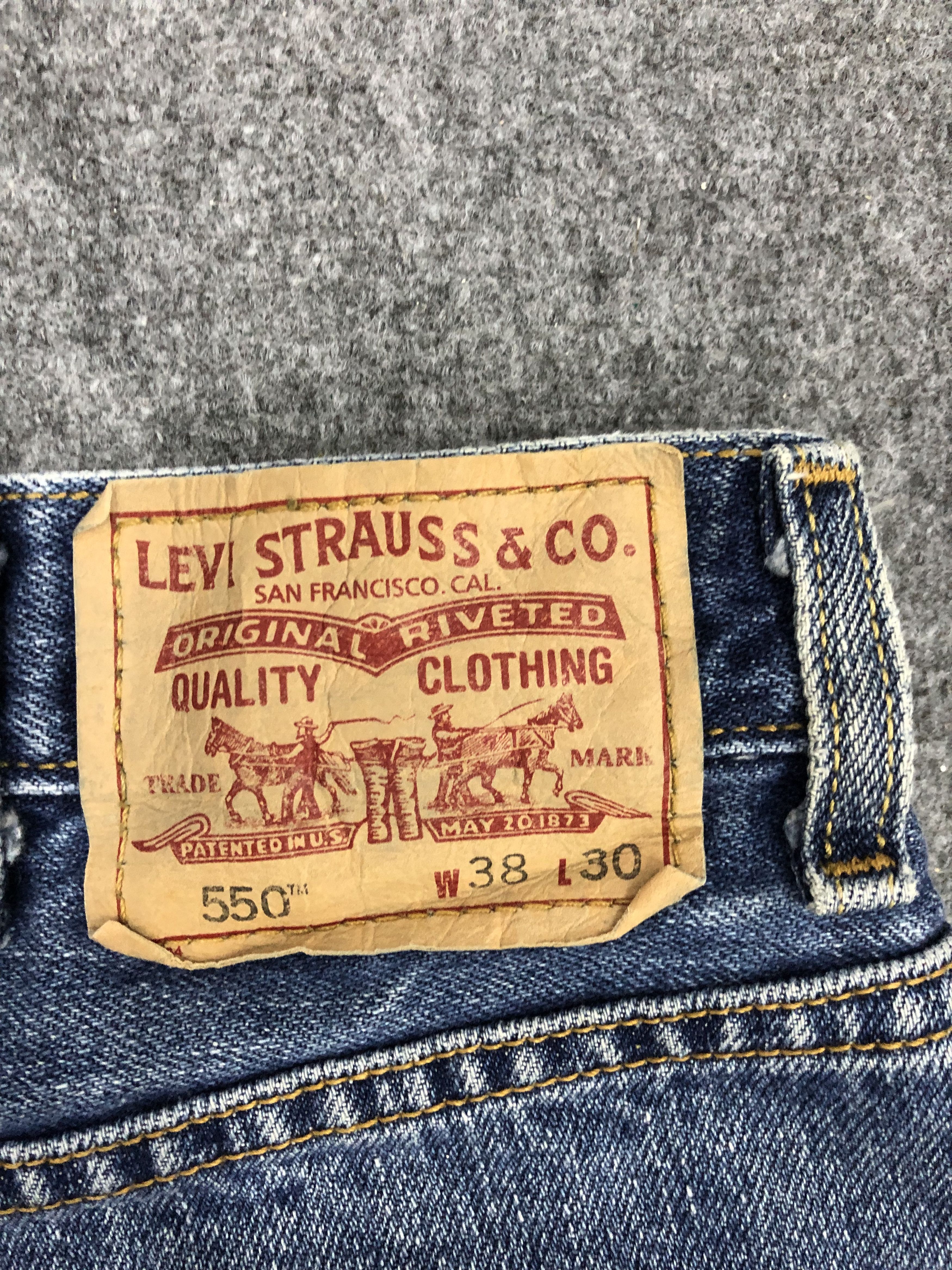 Levi's × Vintage Vintage Levis 550 Faded Blue Jeans Size US 38 / EU 54 - 5 Thumbnail