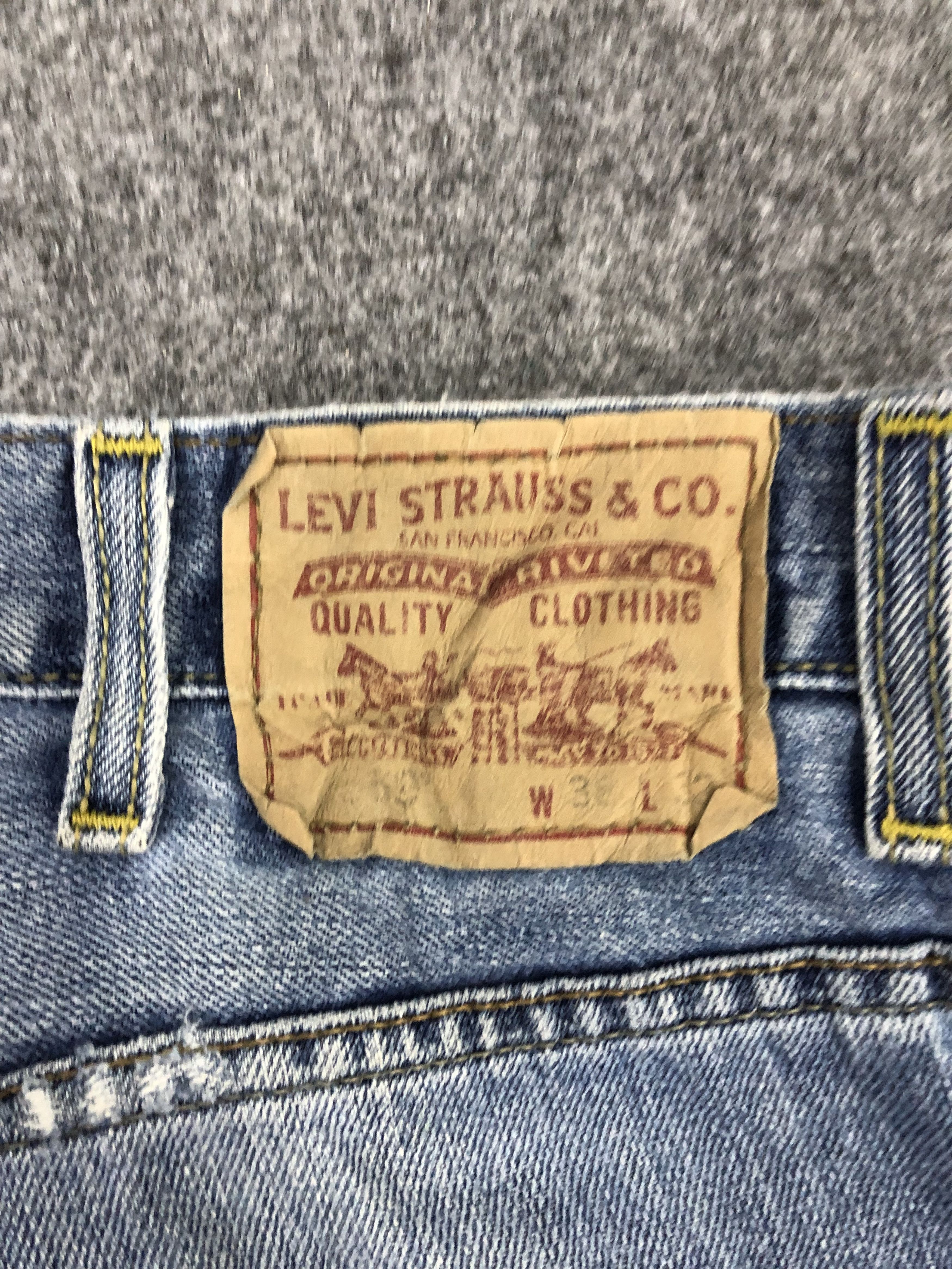 Levi's × Vintage Vintage Levis 569 Faded Blue Baggy Jeans Size US 40 / EU 56 - 5 Thumbnail