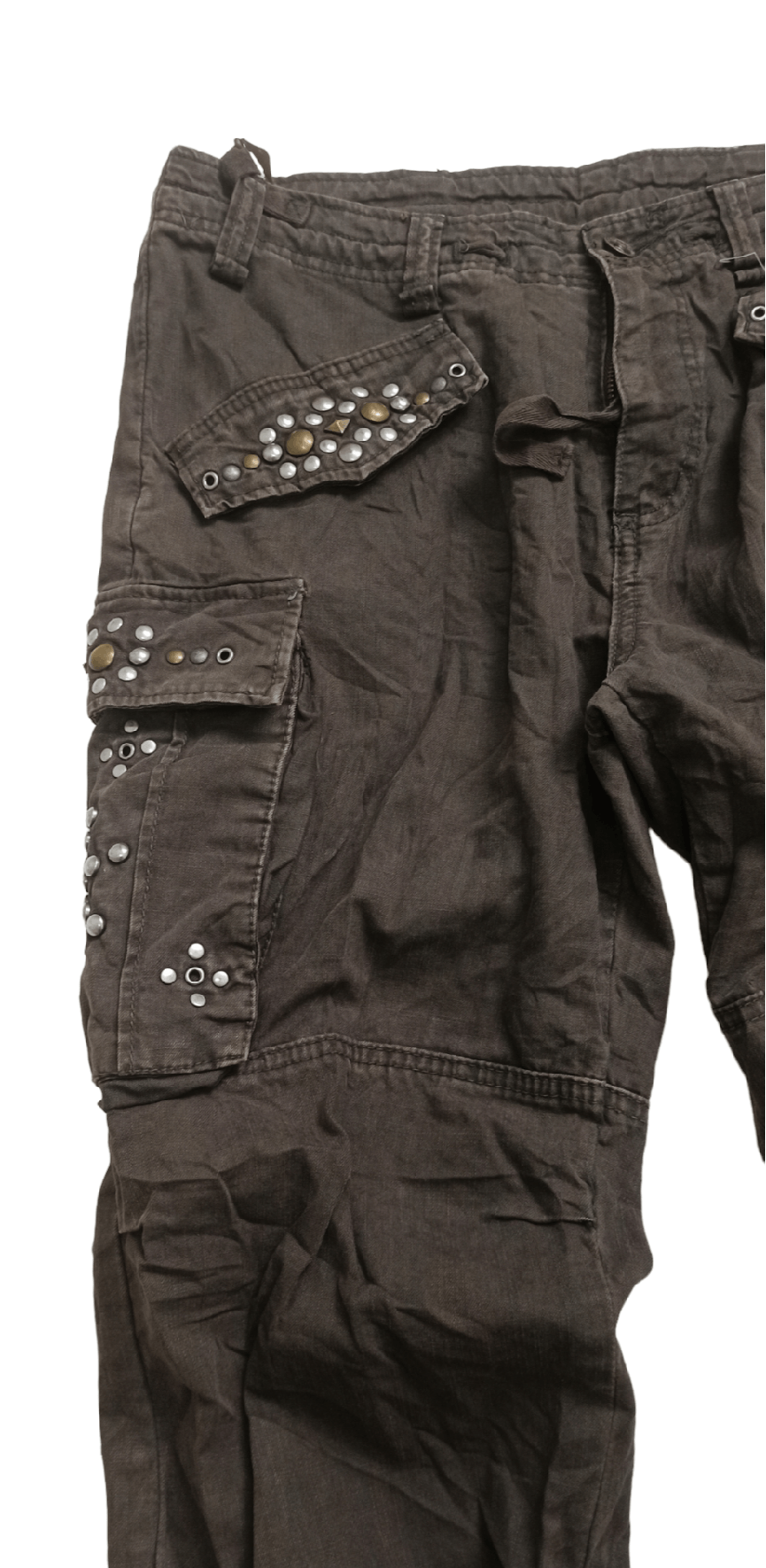 Japanese Brand Japanese Brand Studded Seditionaries Leg Zipper Pants Size US 32 / EU 48 - 5 Thumbnail