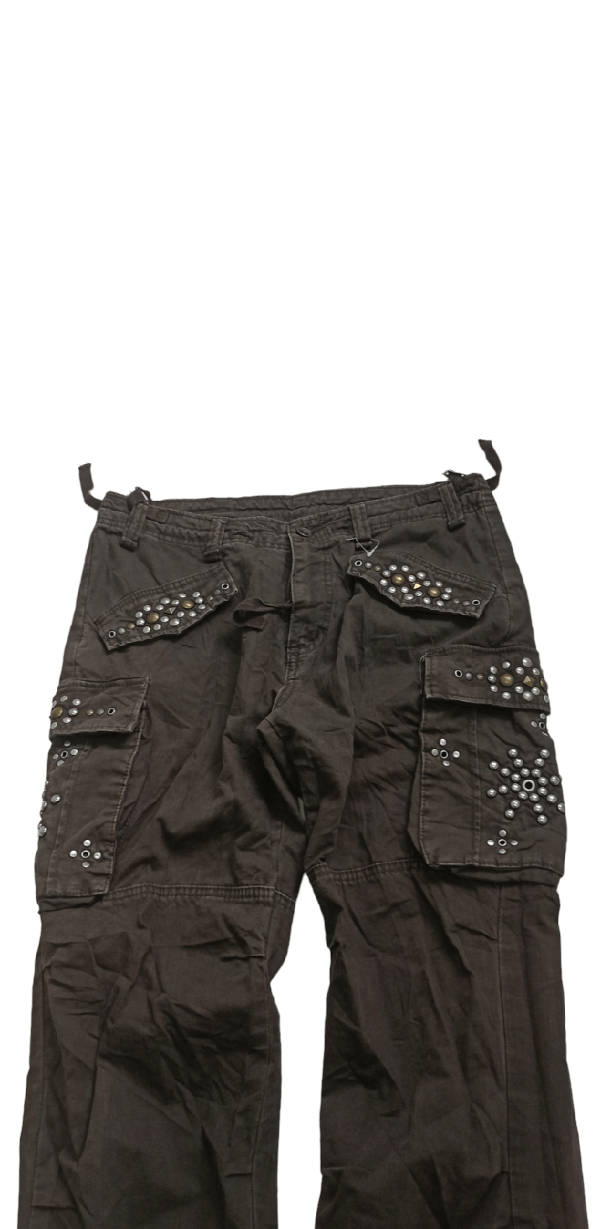 Japanese Brand Japanese Brand Studded Seditionaries Leg Zipper Pants Size US 32 / EU 48 - 2 Thumbnail