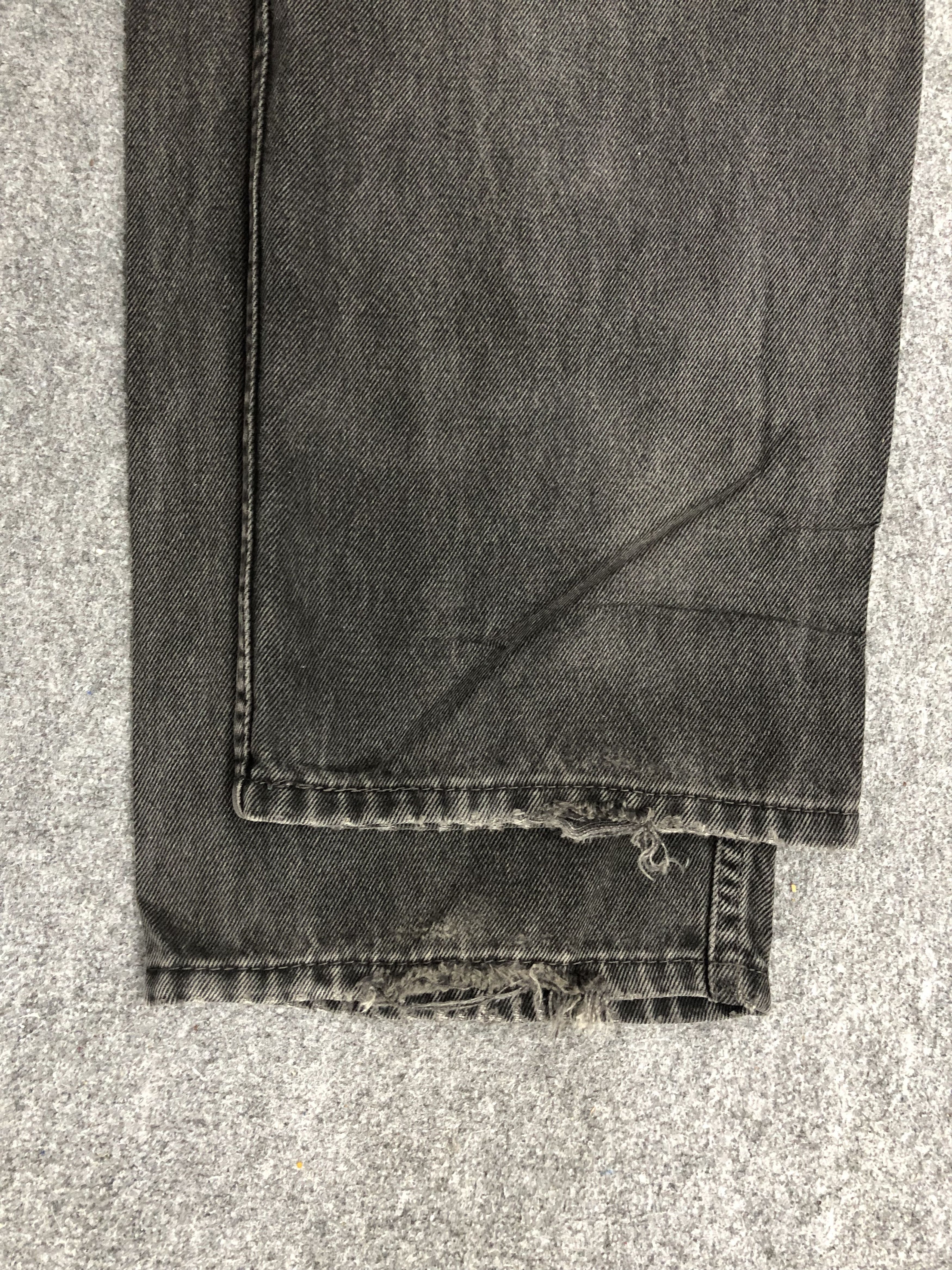 Levi's Vintage Levis 550 Faded Black Baggy Jeans DP1291 Size US 37 - 15 Thumbnail