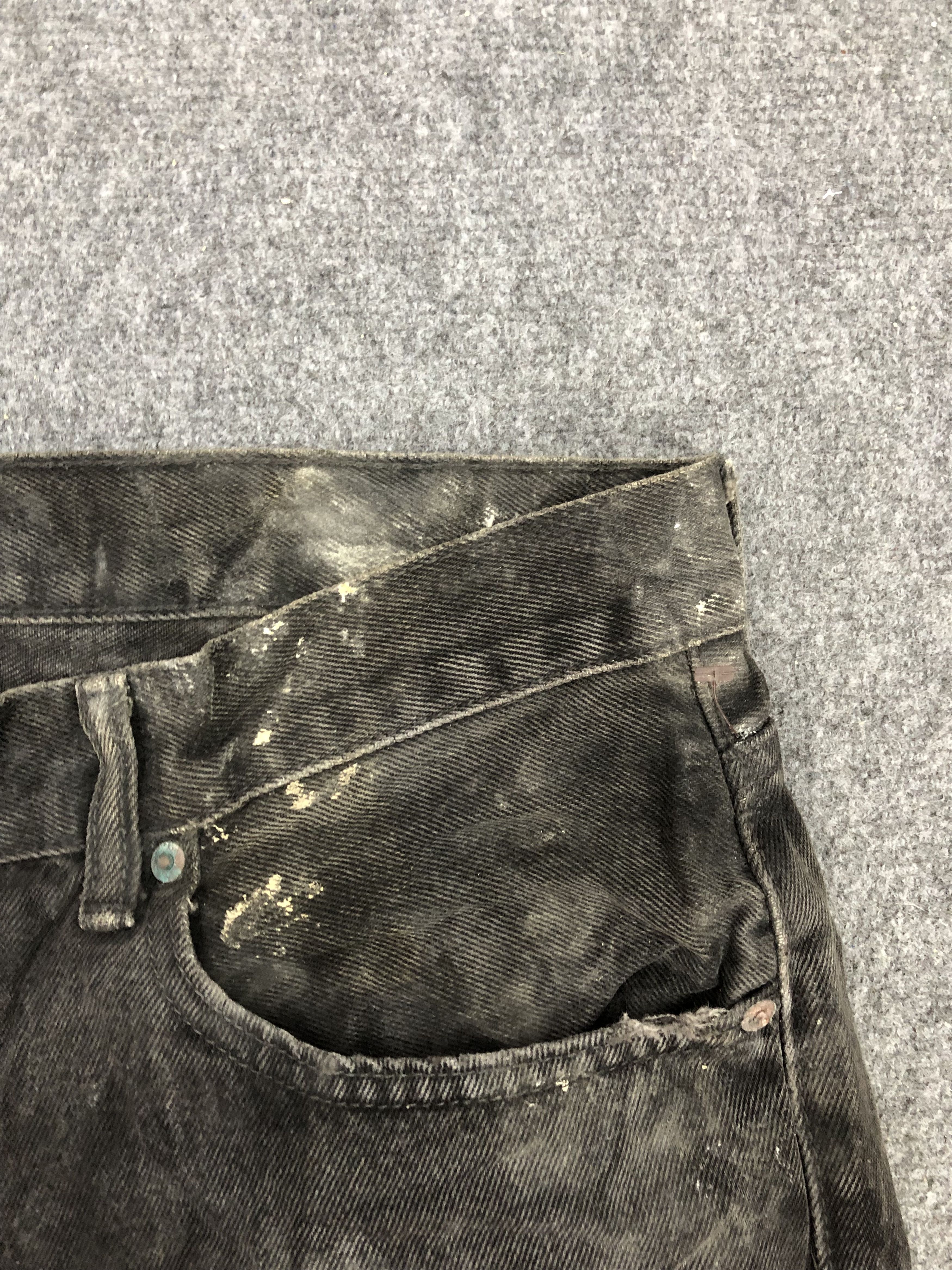Levi's Vintage Levis 550 Faded Black Baggy Jeans DP1291 Size US 37 - 9 Thumbnail