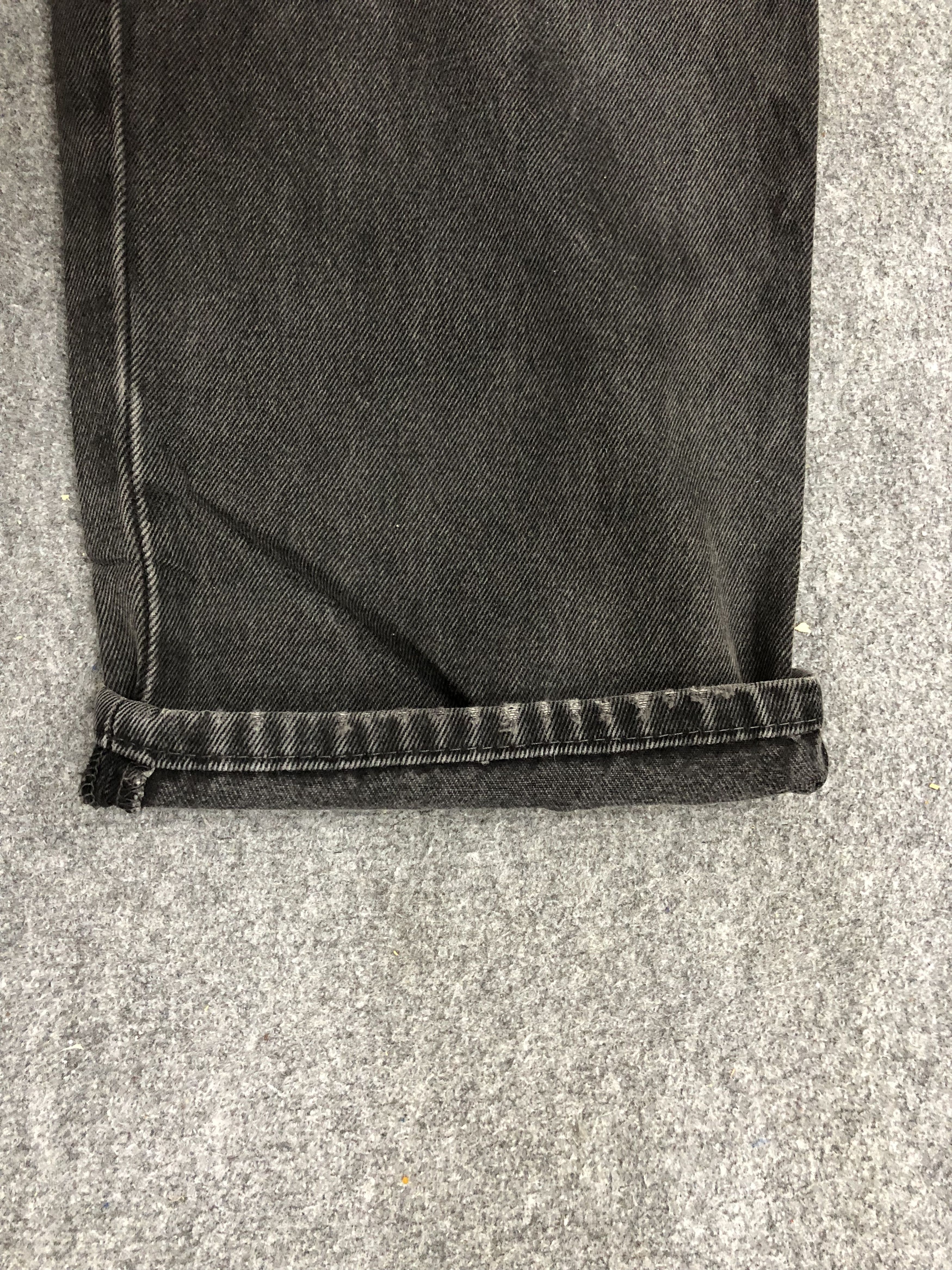 Levi's Vintage Levis 550 Faded Black Baggy Jeans DP1291 Size US 37 - 14 Thumbnail