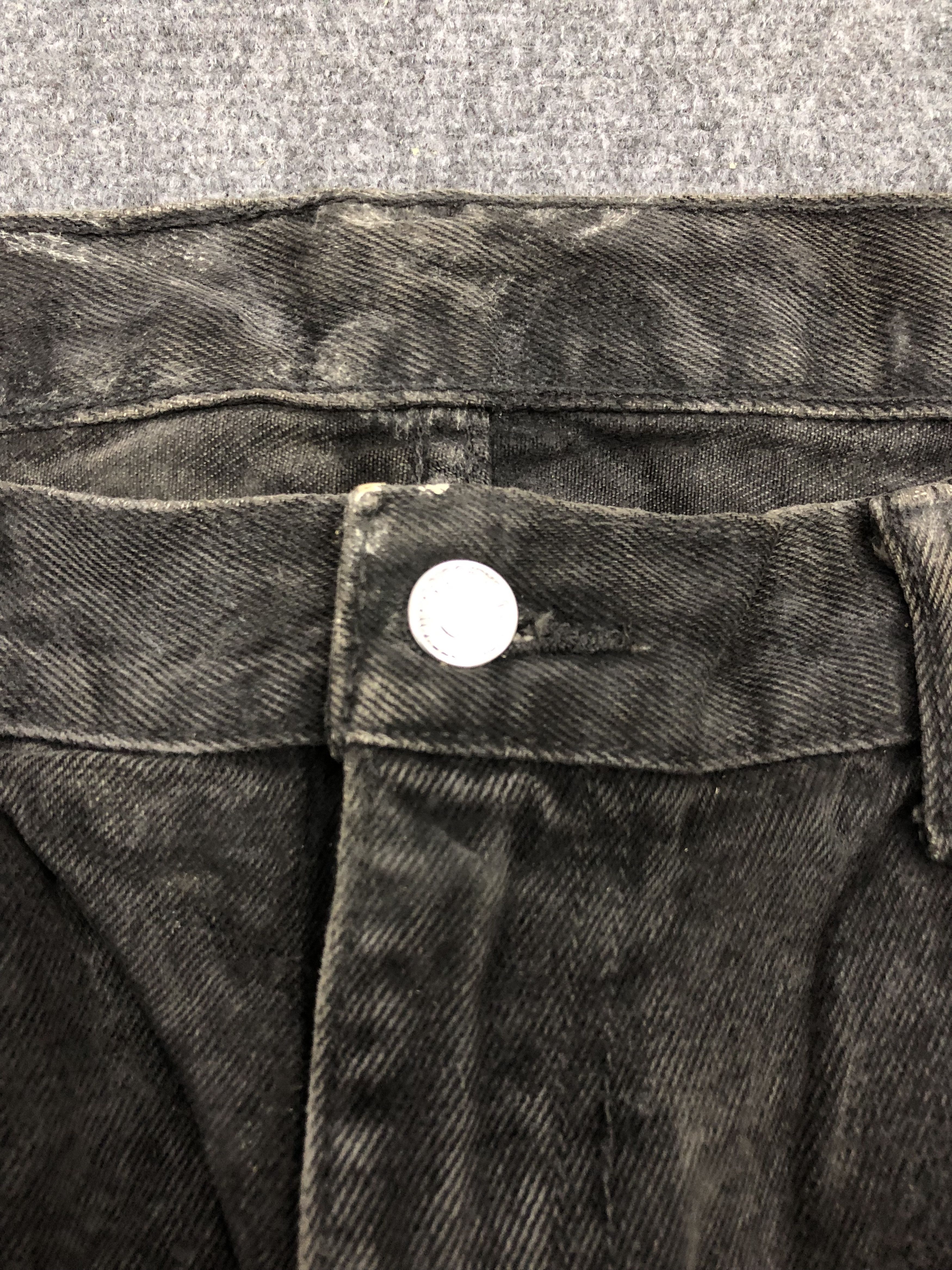 Levi's Vintage Levis 550 Faded Black Baggy Jeans DP1291 Size US 37 - 11 Thumbnail