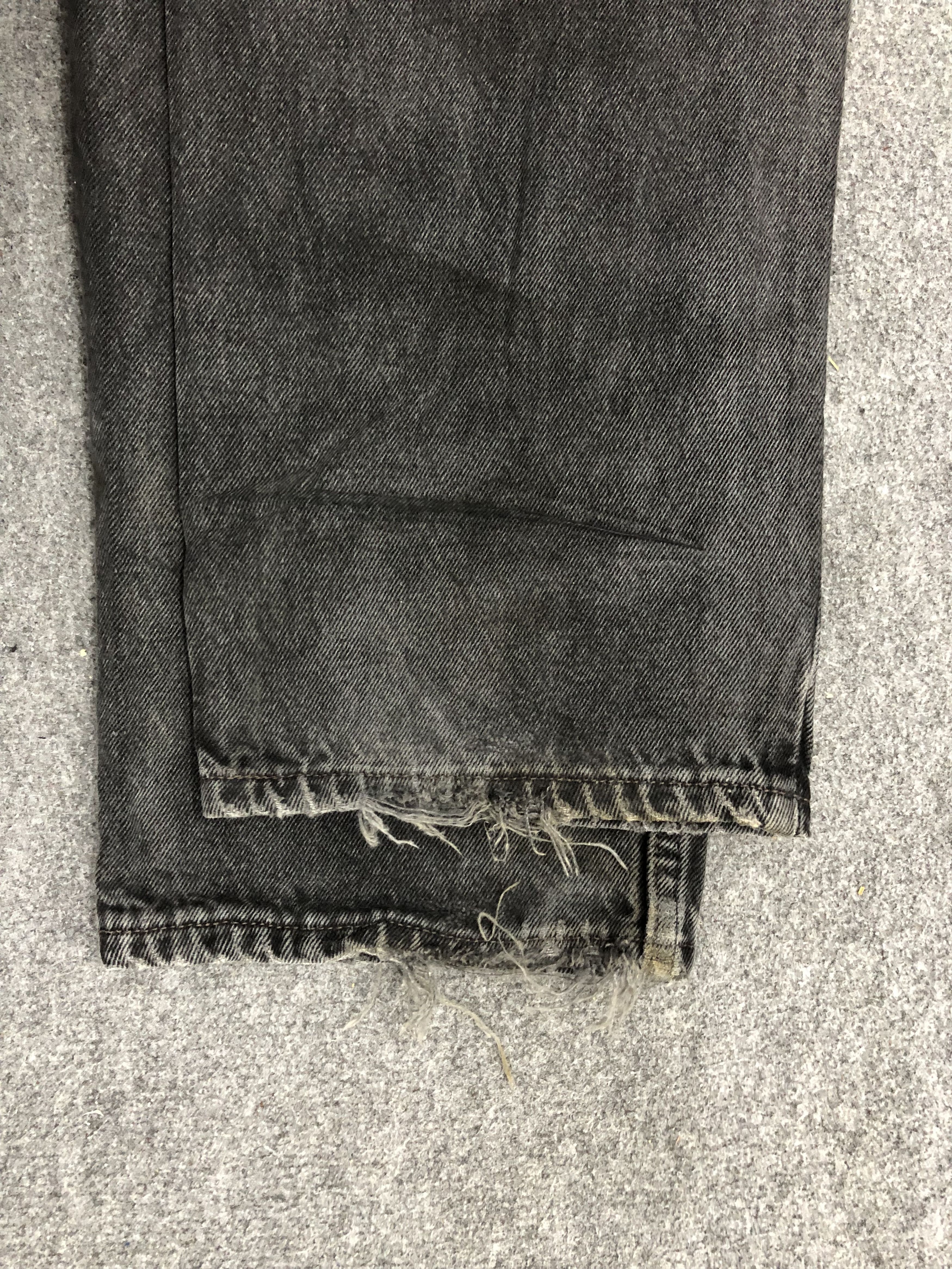Levi's × Vintage Vintage Levis 550 Faded Black Baggy Jeans Size US 34 / EU 50 - 12 Thumbnail