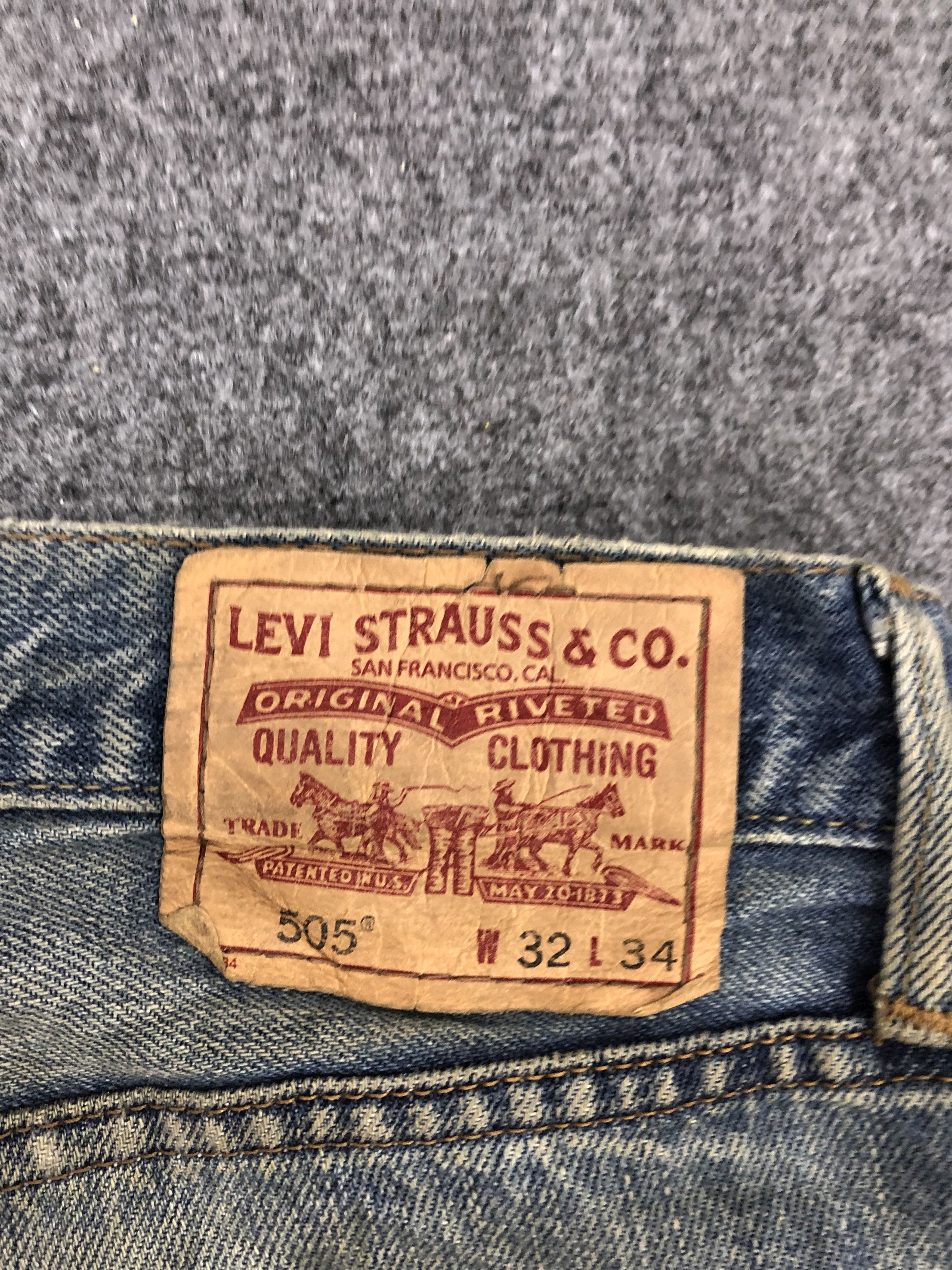 Levi's × Vintage Vintage Levis Faded Blue Dirty Jeans Size US 34 / EU 50 - 5 Thumbnail
