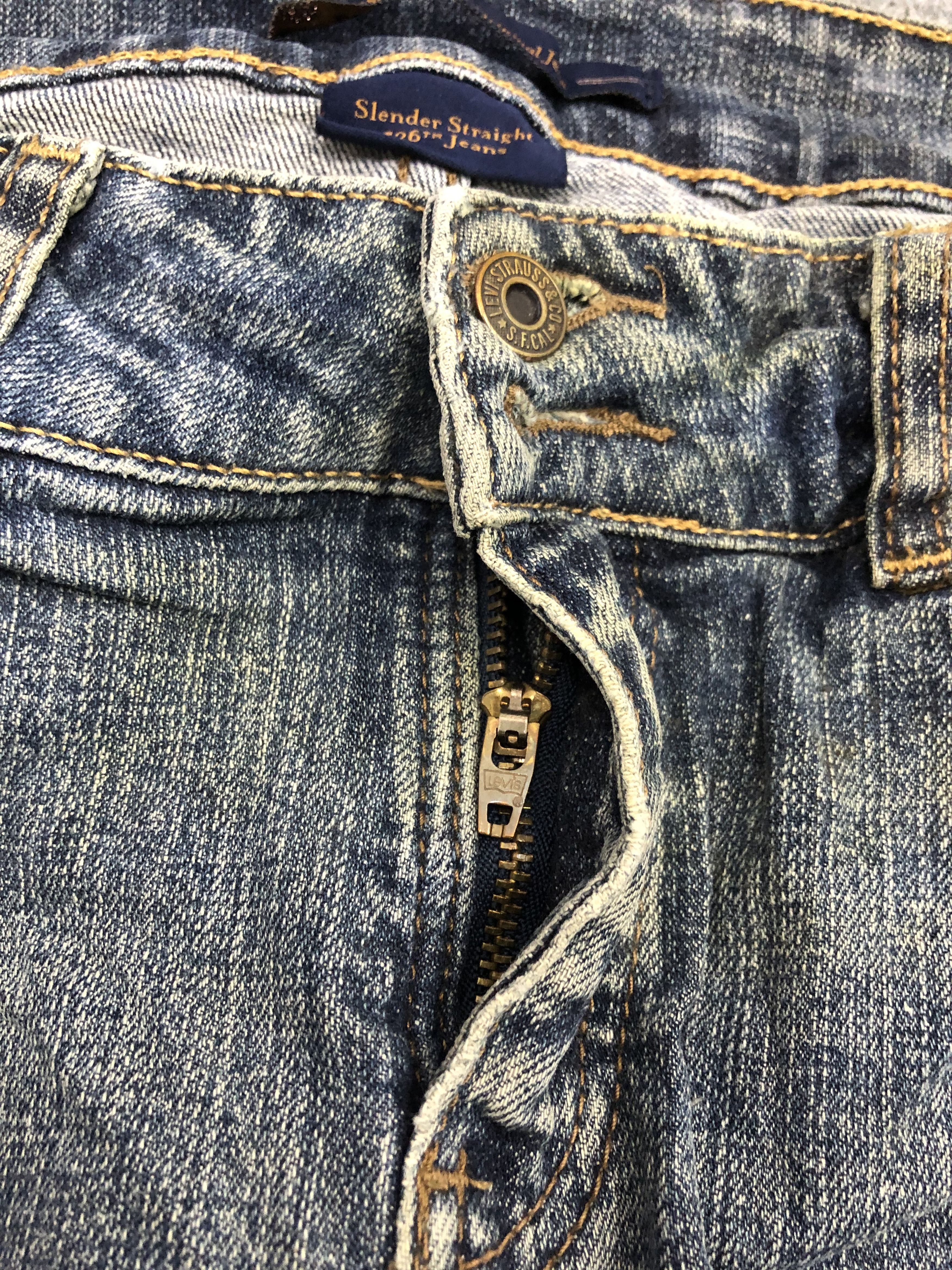 Levi's × Vintage Vintage Levis 526 Faded Blue Women Jeans DP1296 Size US 30 / EU 46 - 10 Thumbnail