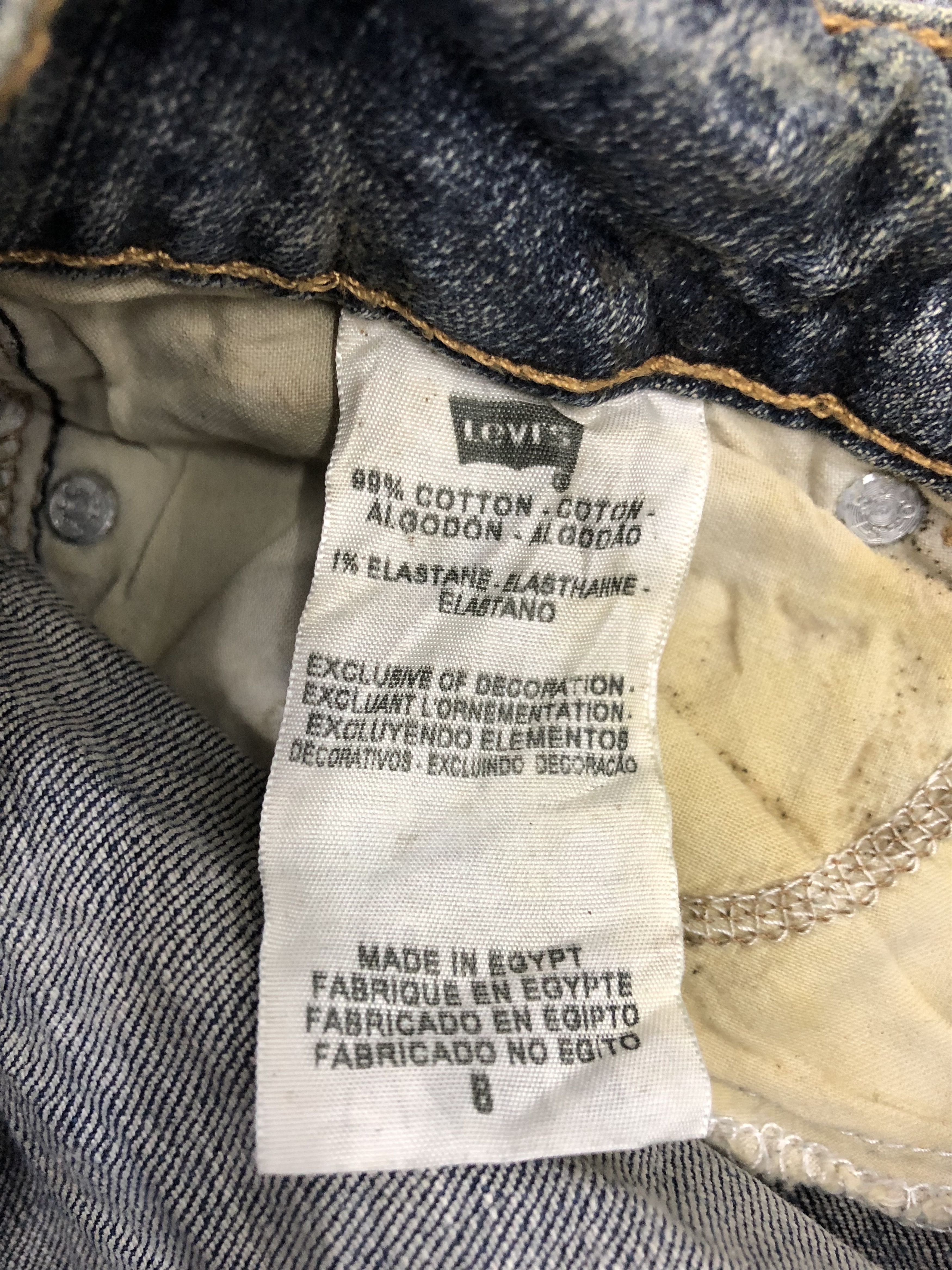 Levi's × Vintage Vintage Levis 526 Faded Blue Women Jeans DP1296 Size US 30 / EU 46 - 6 Thumbnail