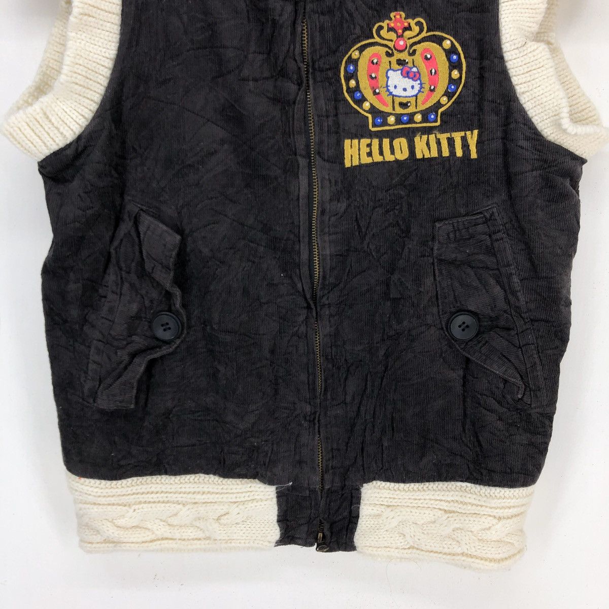 Japanese Brand HELLO KITTY Women Sleeveless Tank Top #1711-64 Size S / US 4 / IT 40 - 3 Thumbnail