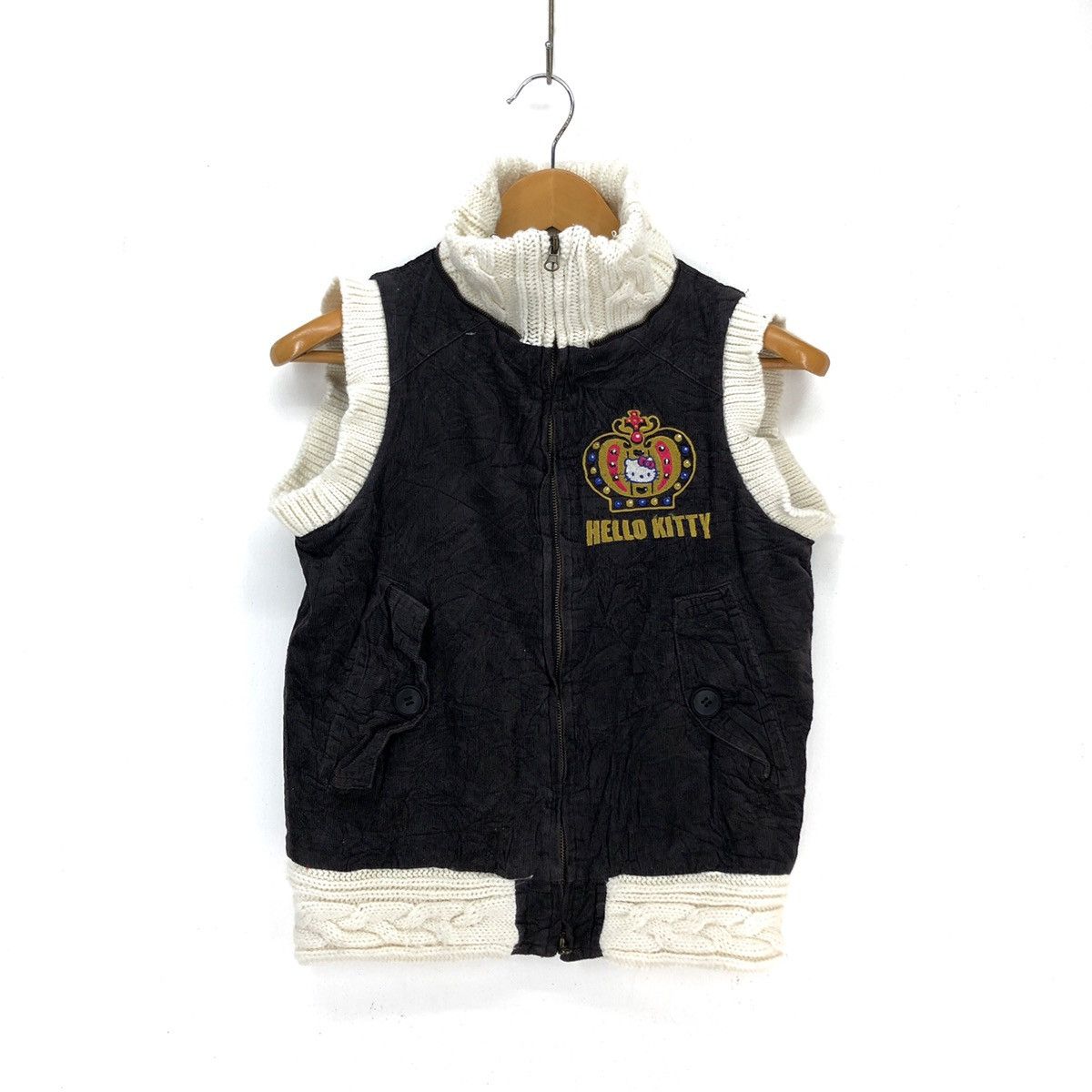 Japanese Brand HELLO KITTY Women Sleeveless Tank Top #1711-64 Size S / US 4 / IT 40 - 1 Thumbnail