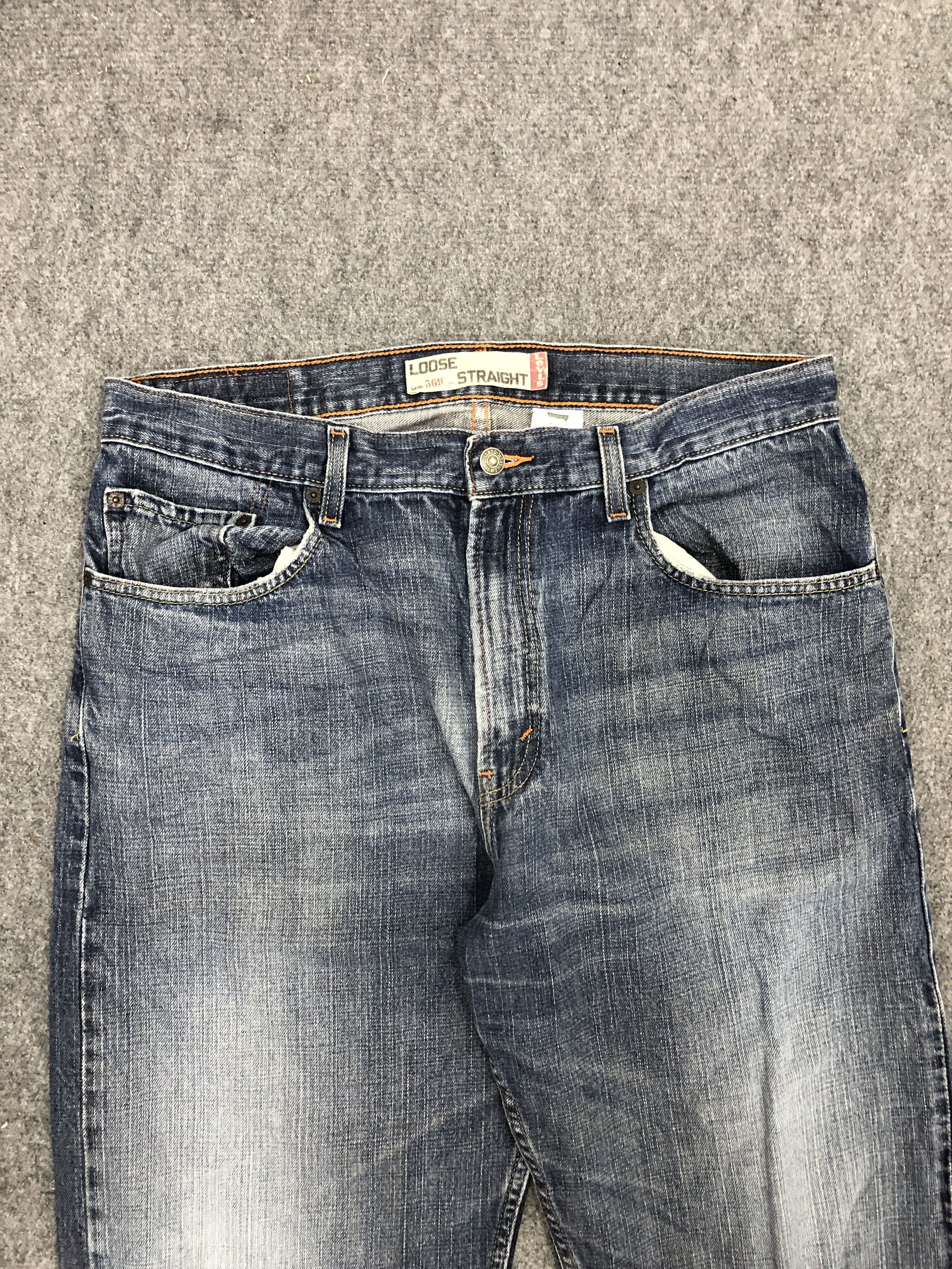 Levi's Vintage Levis 569 Faded Blue Baggy Jeans DP1298 Size US 36 / EU 52 - 2 Thumbnail