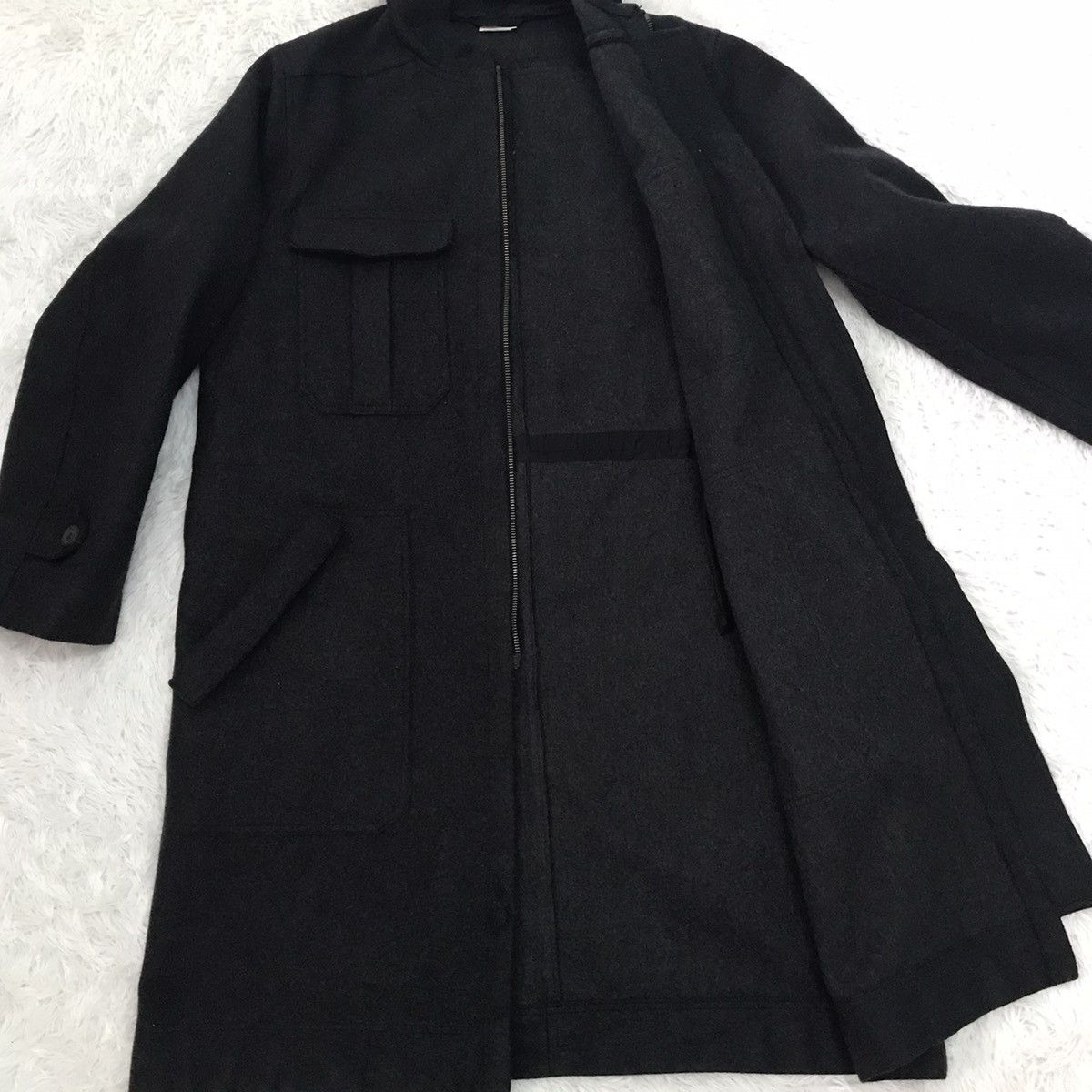 Dries Van Noten Dries Van Noten Wool & Nylon Parka Jacket Hooded Size US M / EU 48-50 / 2 - 10 Thumbnail