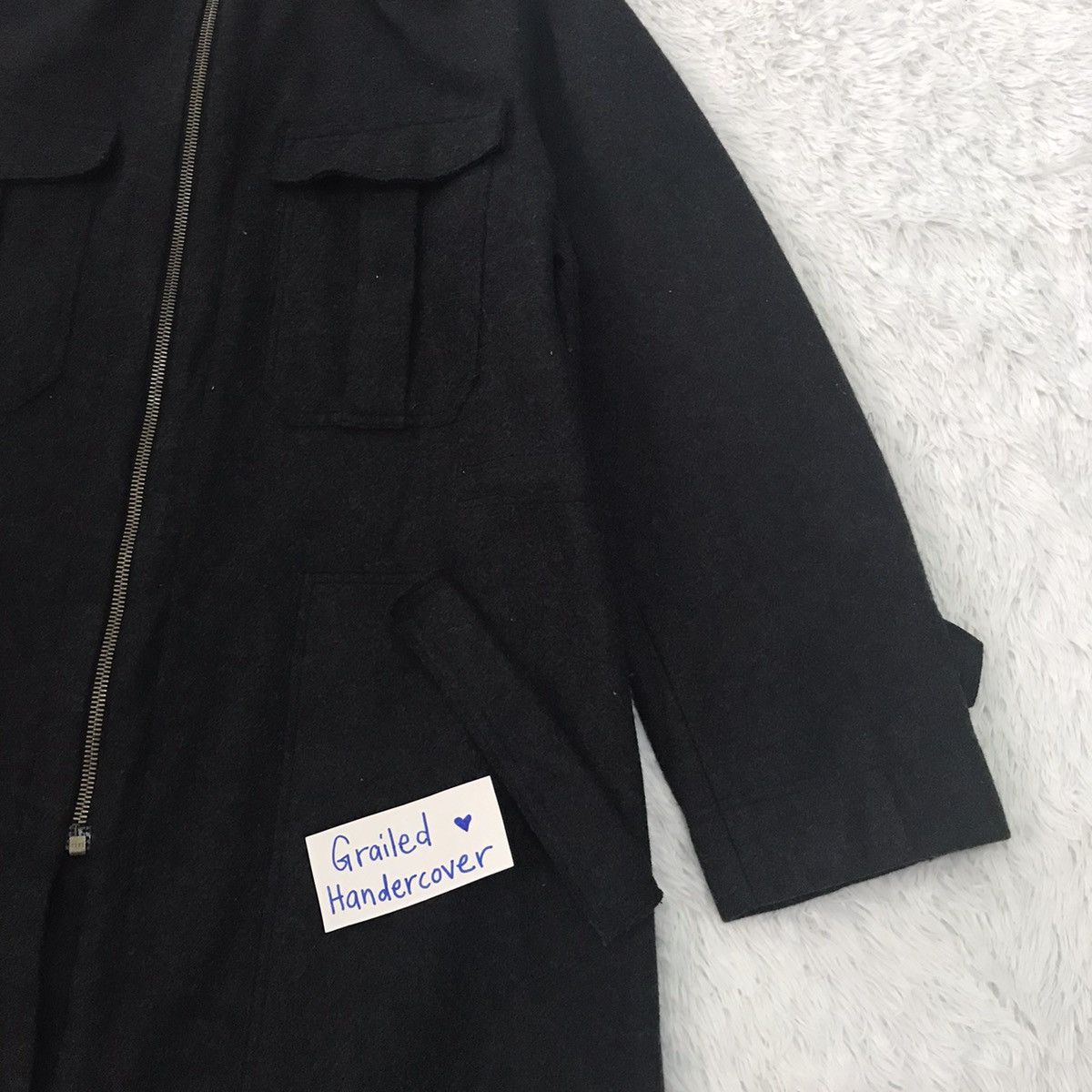 Dries Van Noten Dries Van Noten Wool & Nylon Parka Jacket Hooded Size US M / EU 48-50 / 2 - 5 Thumbnail