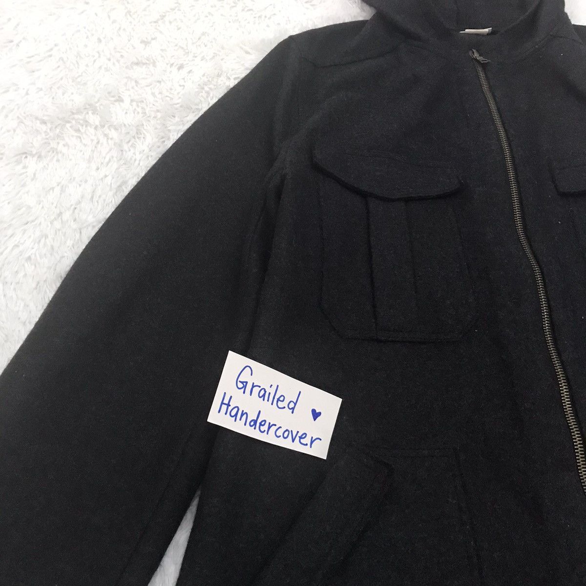 Dries Van Noten Dries Van Noten Wool & Nylon Parka Jacket Hooded Size US M / EU 48-50 / 2 - 4 Thumbnail