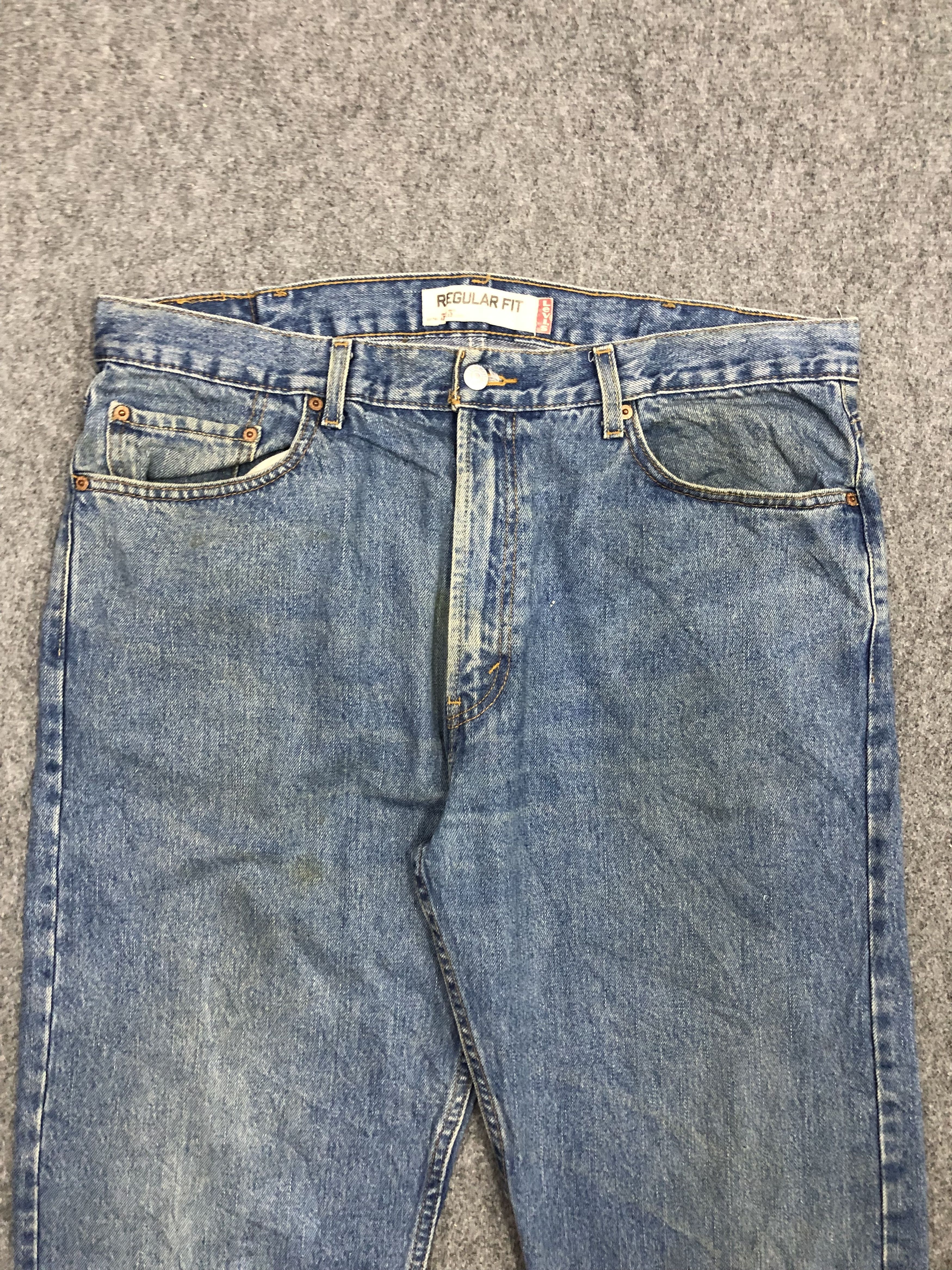 Levi's Vintage Levis 505 Faded Blue Jeans DP1202 Size US 38 / EU 54 - 2 Thumbnail