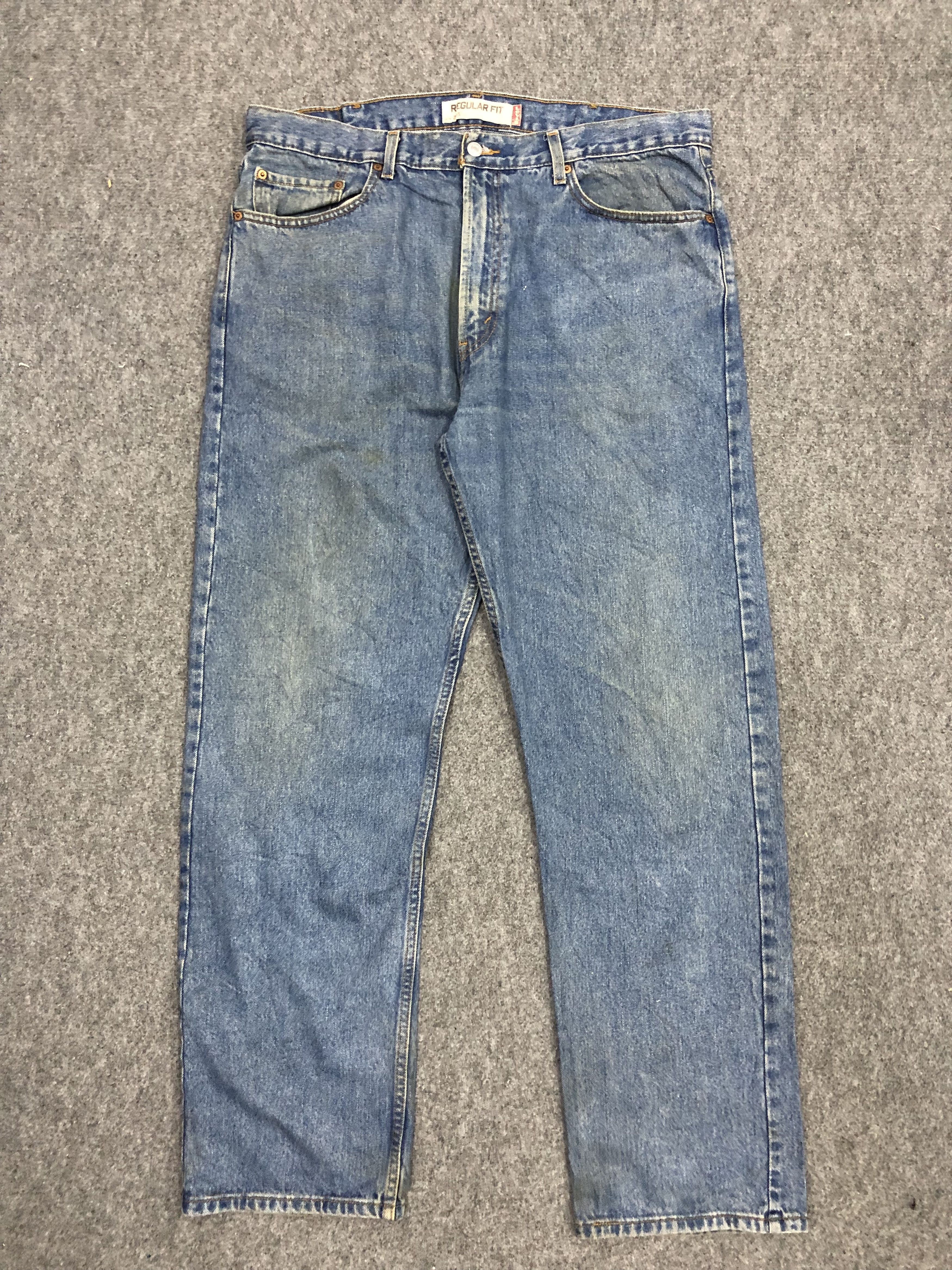 Levi's Vintage Levis 505 Faded Blue Jeans DP1202 Size US 38 / EU 54 - 1 Thumbnail