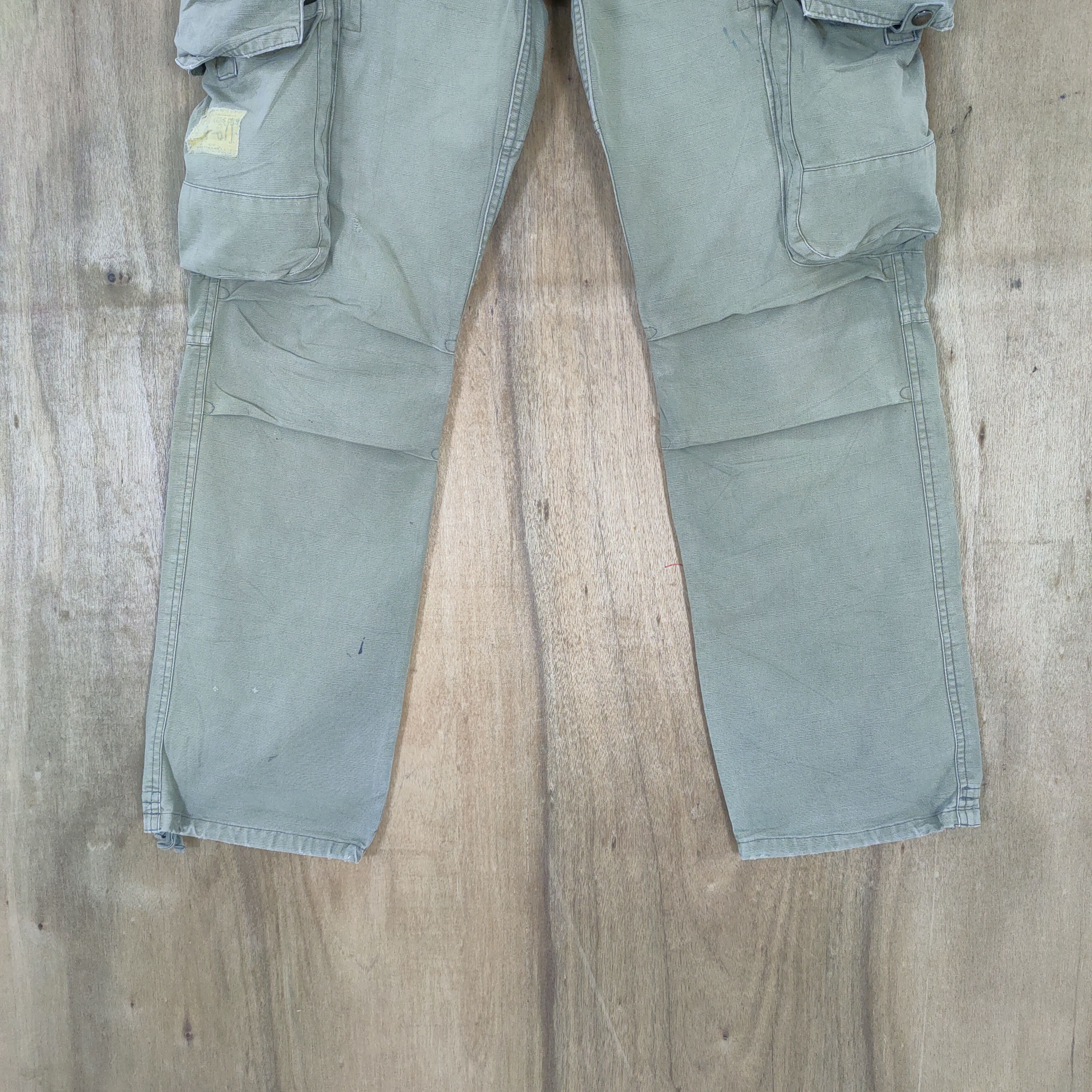 Polo Ralph Lauren VINTAGE POLO JEAN FADED CARGO PANTS Size US 34 / EU 50 - 3 Thumbnail