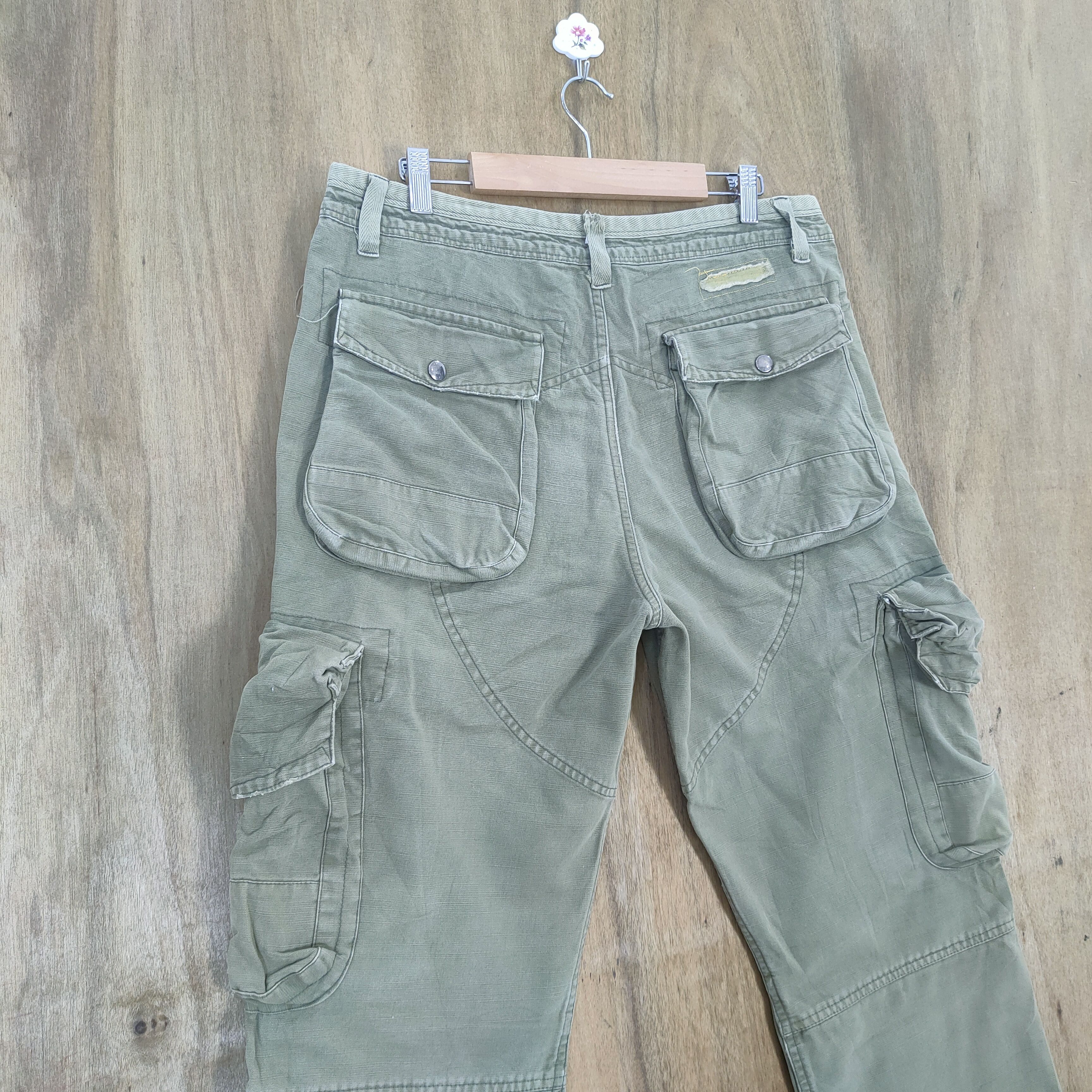 Polo Ralph Lauren VINTAGE POLO JEAN FADED CARGO PANTS Size US 34 / EU 50 - 12 Thumbnail