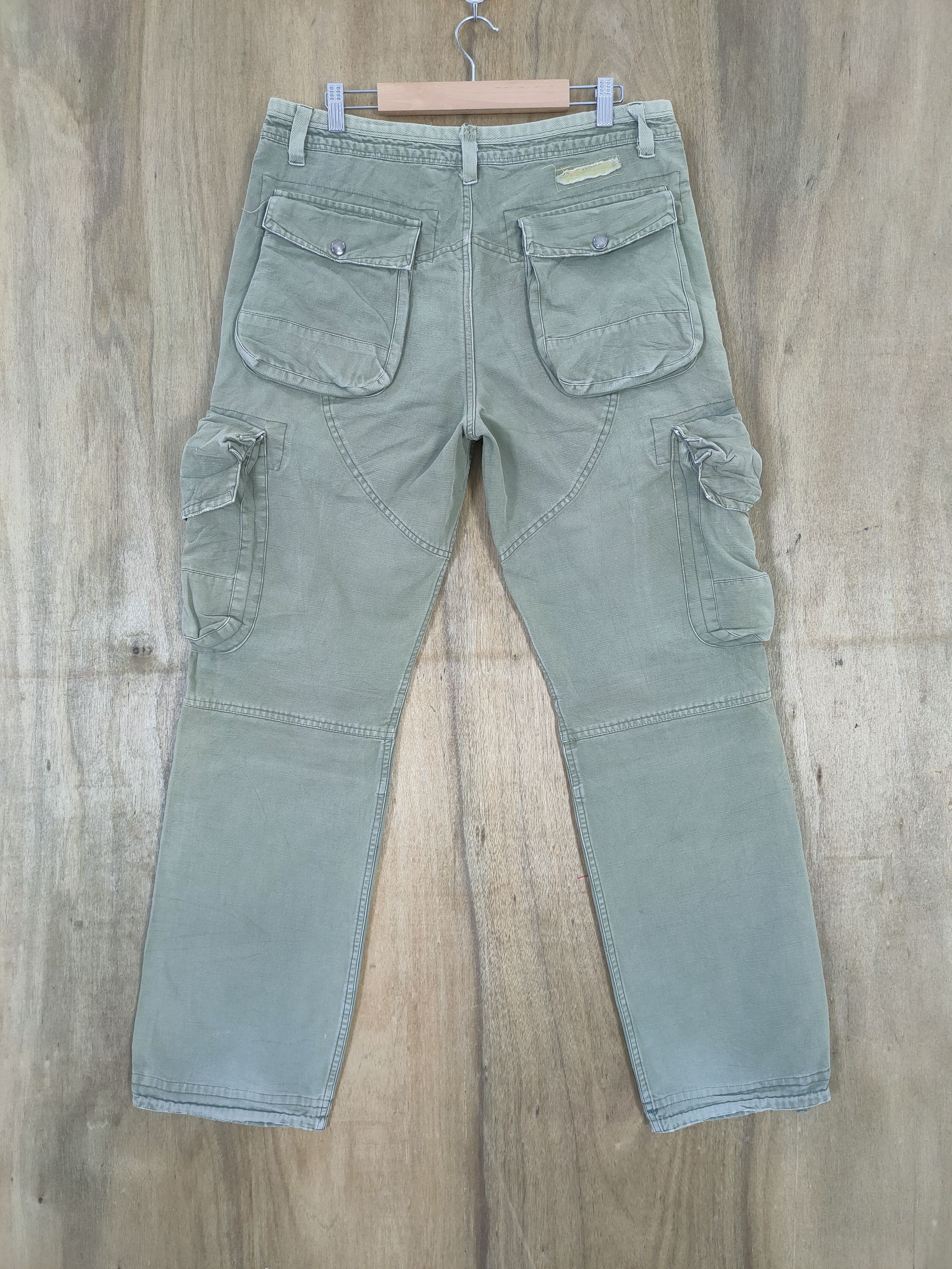 Polo Ralph Lauren VINTAGE POLO JEAN FADED CARGO PANTS Size US 34 / EU 50 - 7 Thumbnail