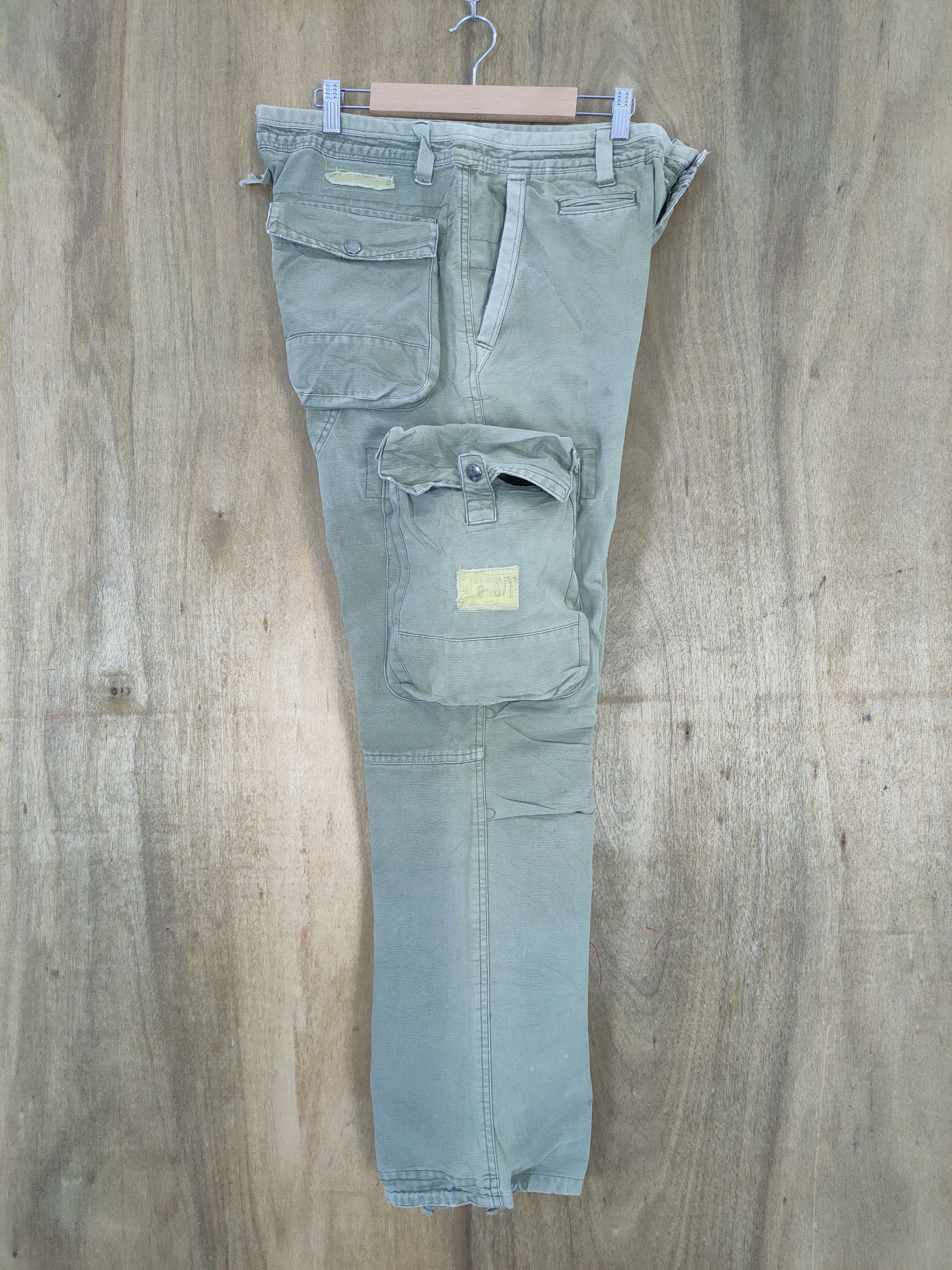 Polo Ralph Lauren VINTAGE POLO JEAN FADED CARGO PANTS Size US 34 / EU 50 - 14 Thumbnail