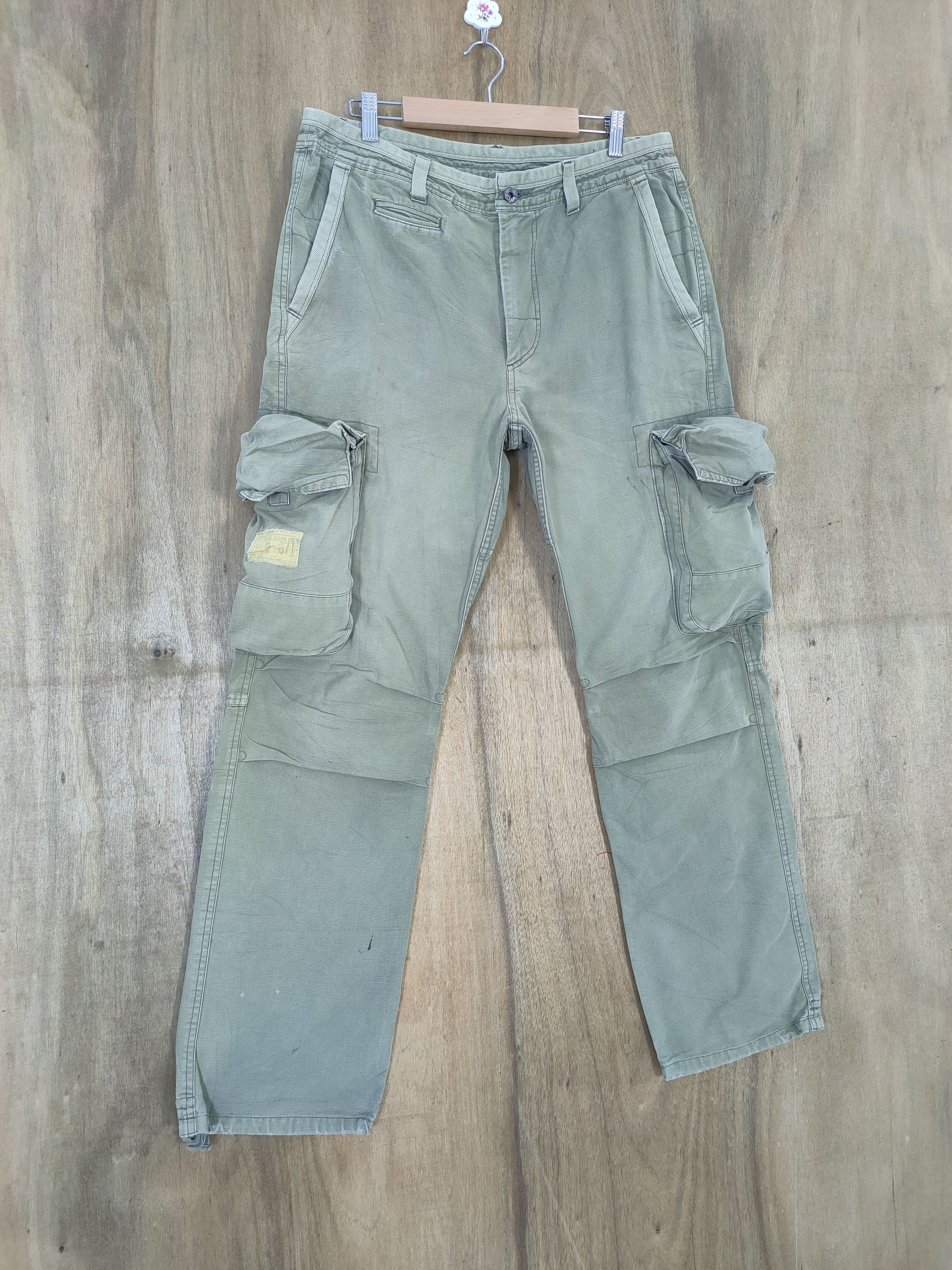Polo Ralph Lauren VINTAGE POLO JEAN FADED CARGO PANTS Size US 34 / EU 50 - 21 Thumbnail