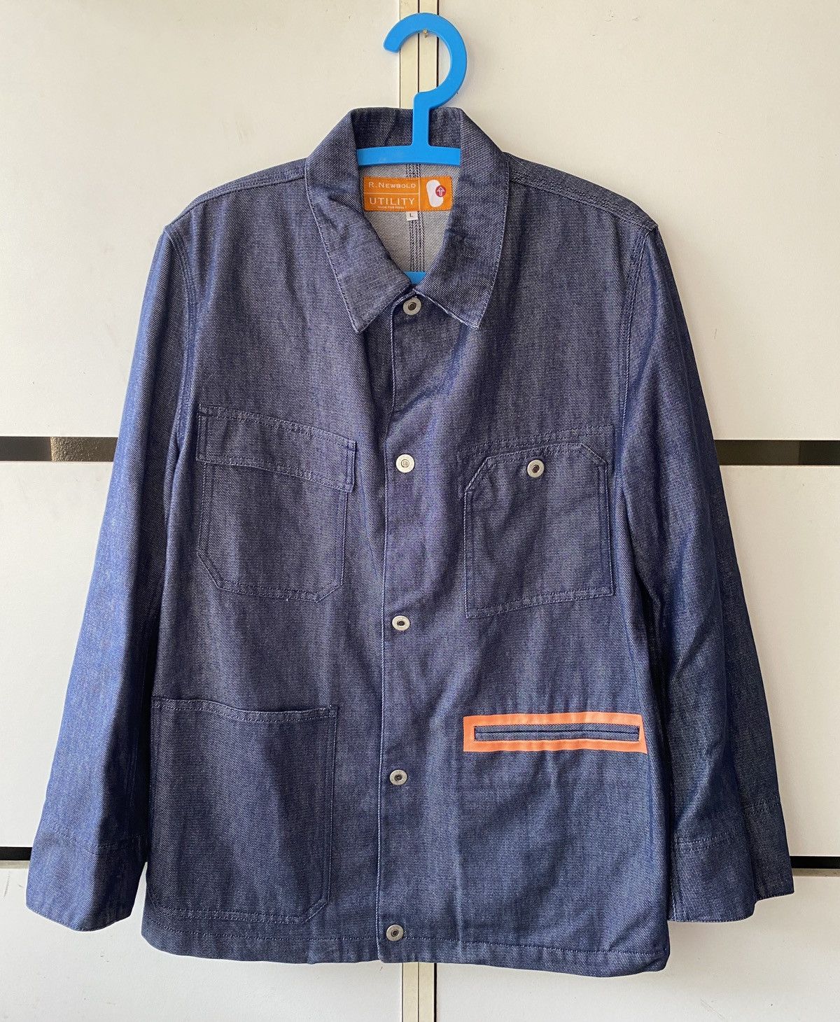 R.Newbold R.NEWBOLD DENIM CHORE JACKET Size US L / EU 52-54 / 3 - 1 Thumbnail