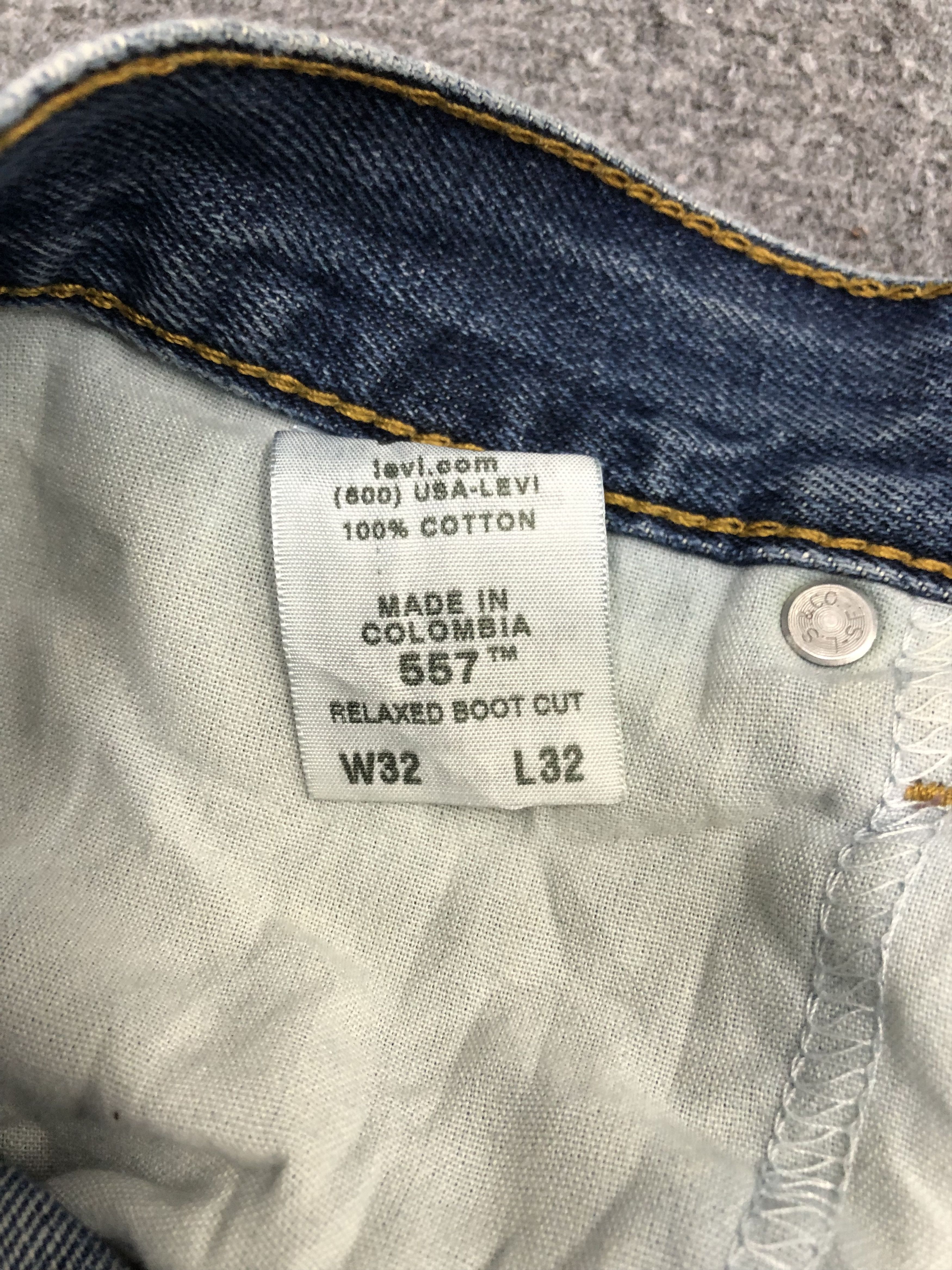 Levi's Vintage Distressed Levis 557 Flared Bootcut Jeans DP1095 Size US 34 / EU 50 - 6 Thumbnail