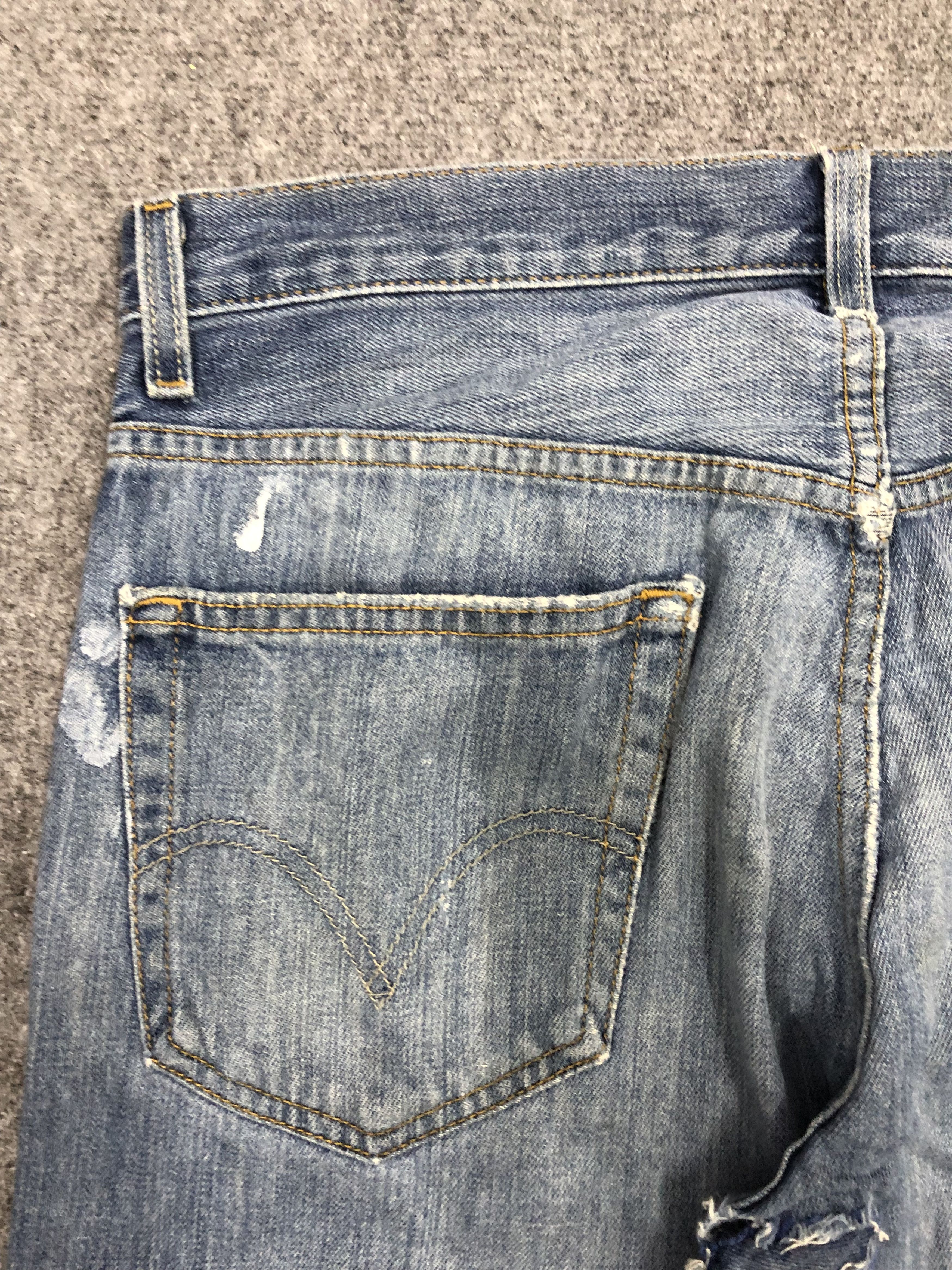 Levi's Vintage Distressed Levis 557 Flared Bootcut Jeans DP1095 Size US 34 / EU 50 - 14 Thumbnail
