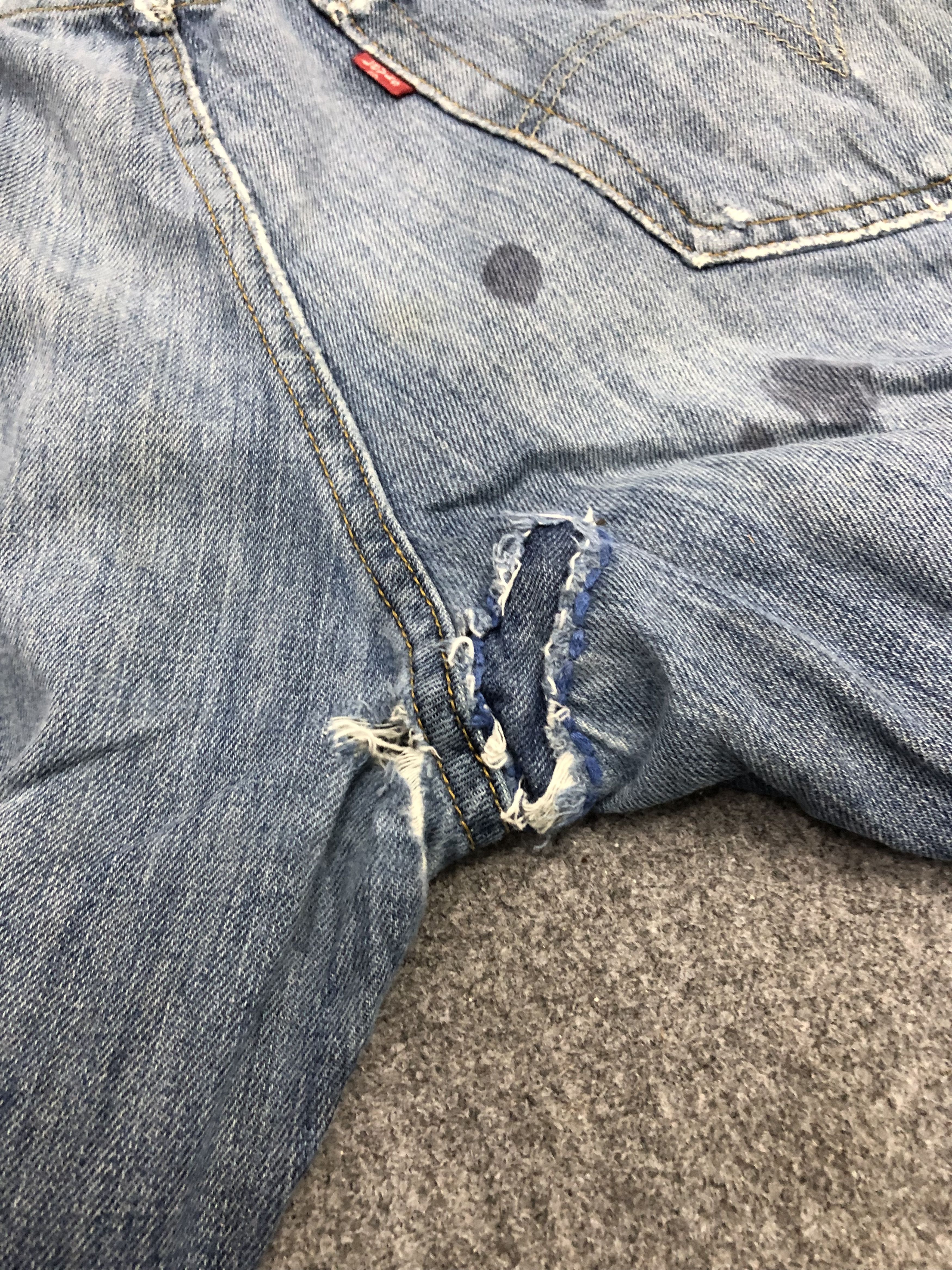 Levi's Vintage Distressed Levis 557 Flared Bootcut Jeans DP1095 Size US 34 / EU 50 - 12 Thumbnail