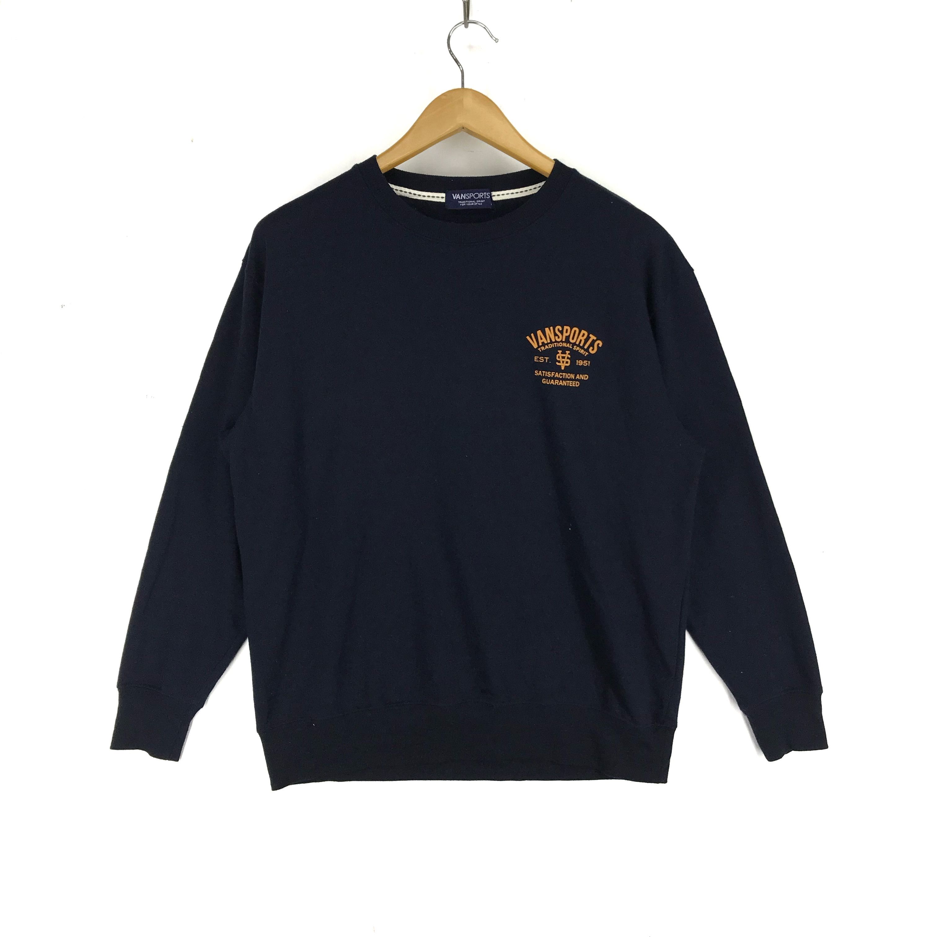 Japanese Brand VAN SPORTS Crew Neck Sweatshirt #2270-79 Size US L / EU 52-54 / 3 - 3 Thumbnail