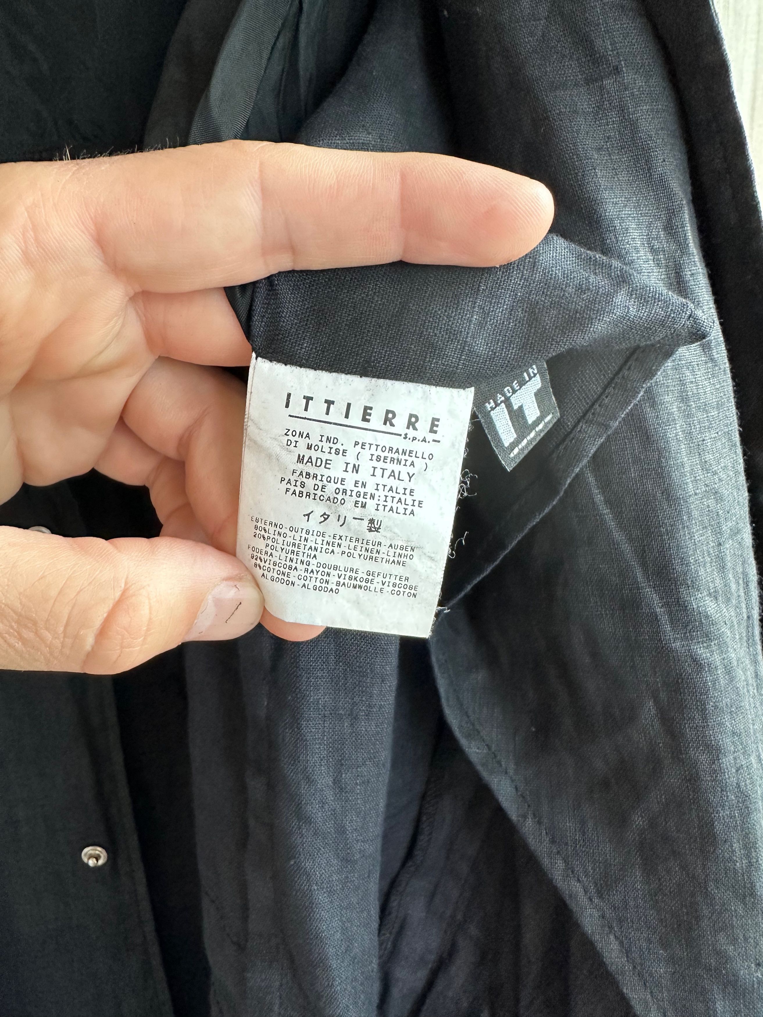 Versace VERSUS Versace linen light jacket dark blue Size US L / EU 52-54 / 3 - 9 Thumbnail
