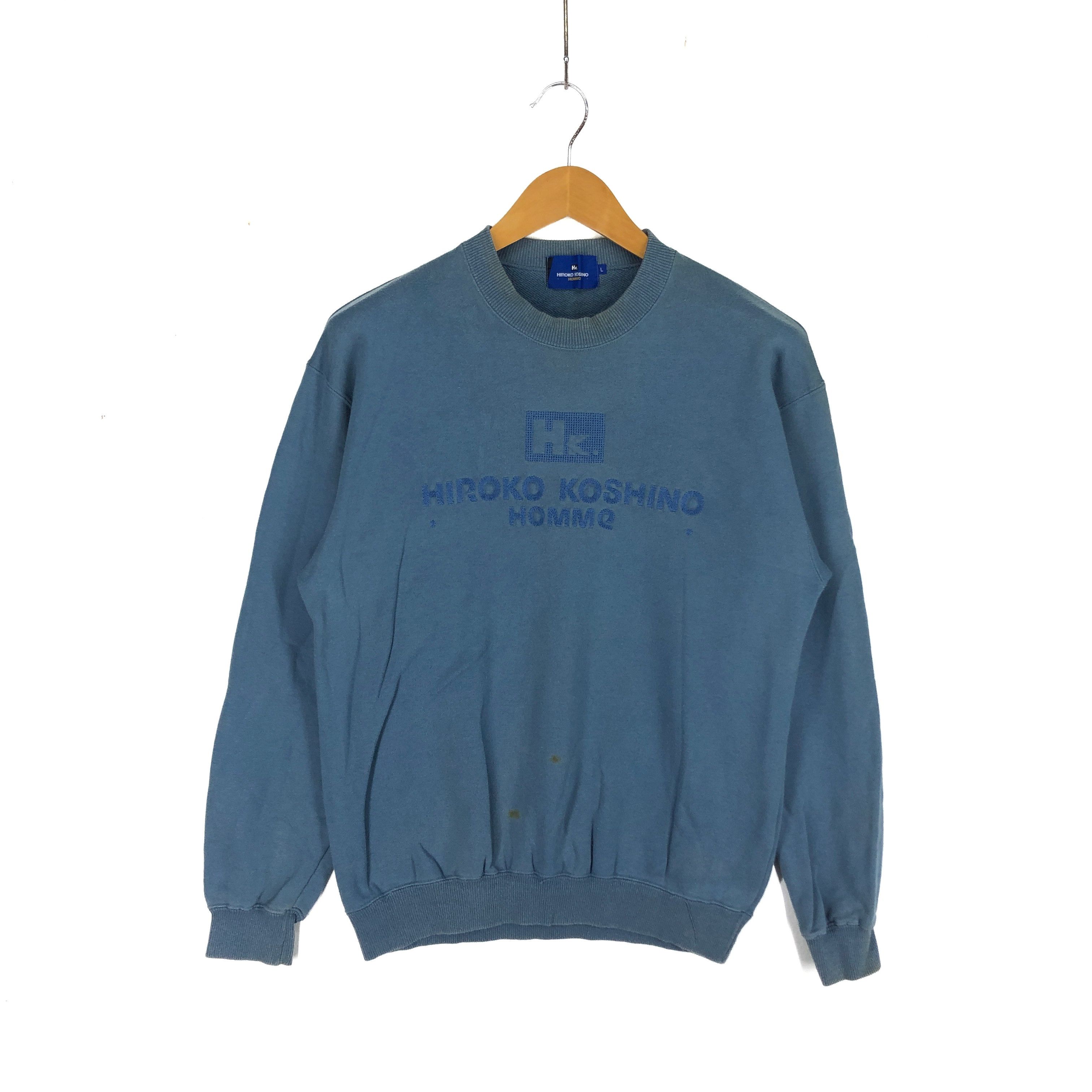 Hiroko Koshino Homme HIROKO KOSHINO HOMME Crew Neck Sweatshirt #2498-87 Size US M / EU 48-50 / 2 - 1 Thumbnail