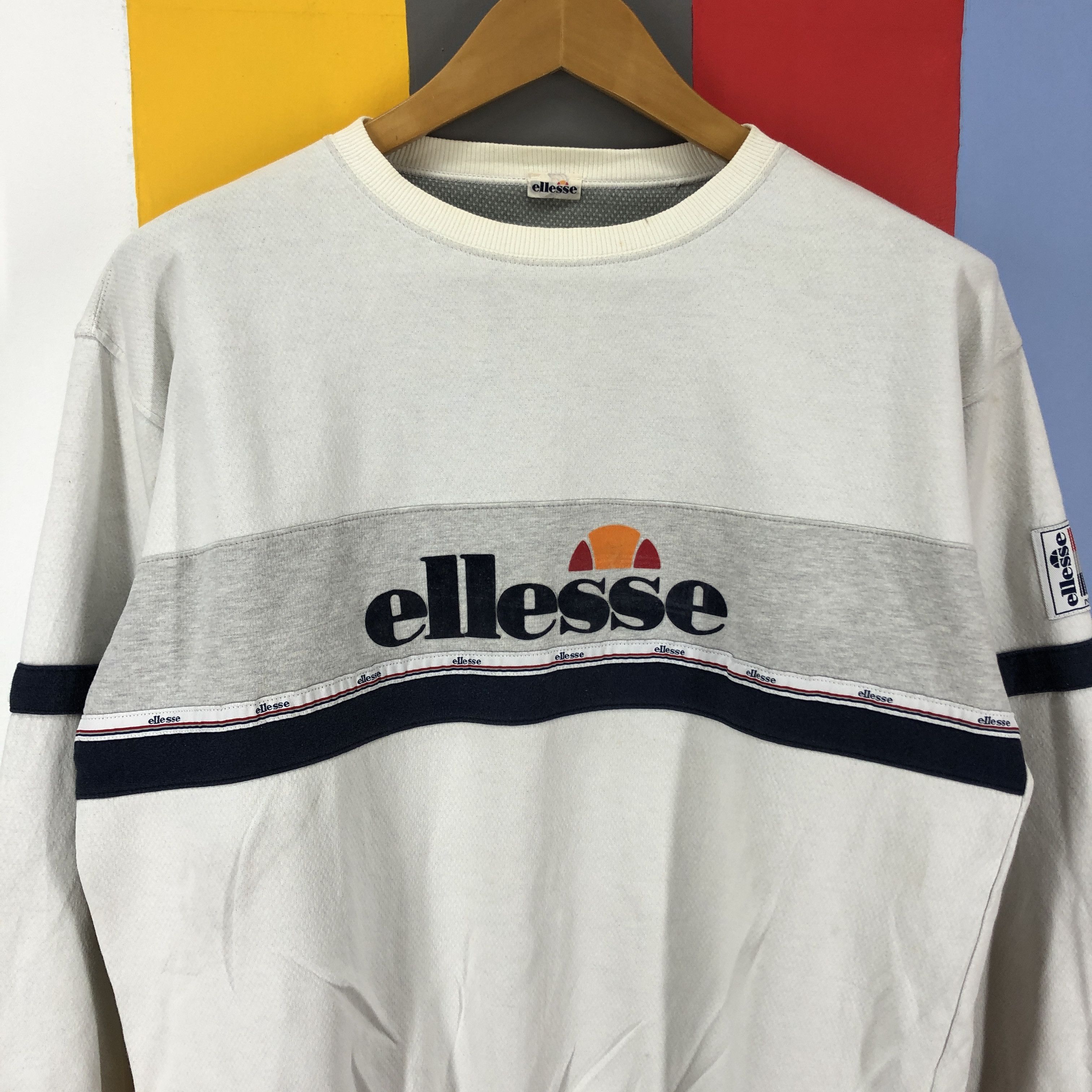 Ellesse ELLESSE ITALIA Crew Neck Sweatshirt #0889/AF Size US M / EU 48-50 / 2 - 2 Thumbnail