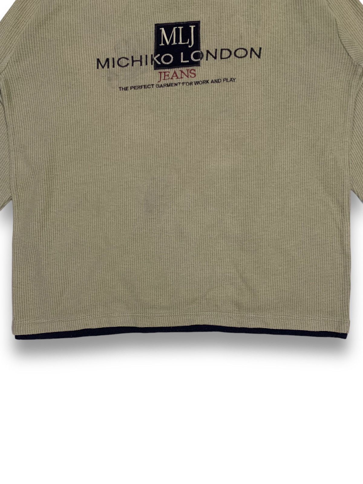 Michiko Koshino London Vintage Michiko London Jeans Embroidered SpellOut Sweatshirt Size US M / EU 48-50 / 2 - 6 Thumbnail