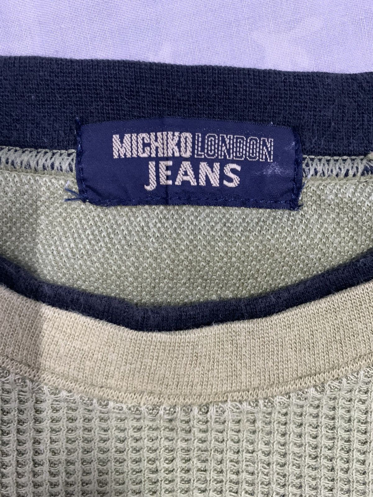 Michiko Koshino London Vintage Michiko London Jeans Embroidered SpellOut Sweatshirt Size US M / EU 48-50 / 2 - 13 Thumbnail