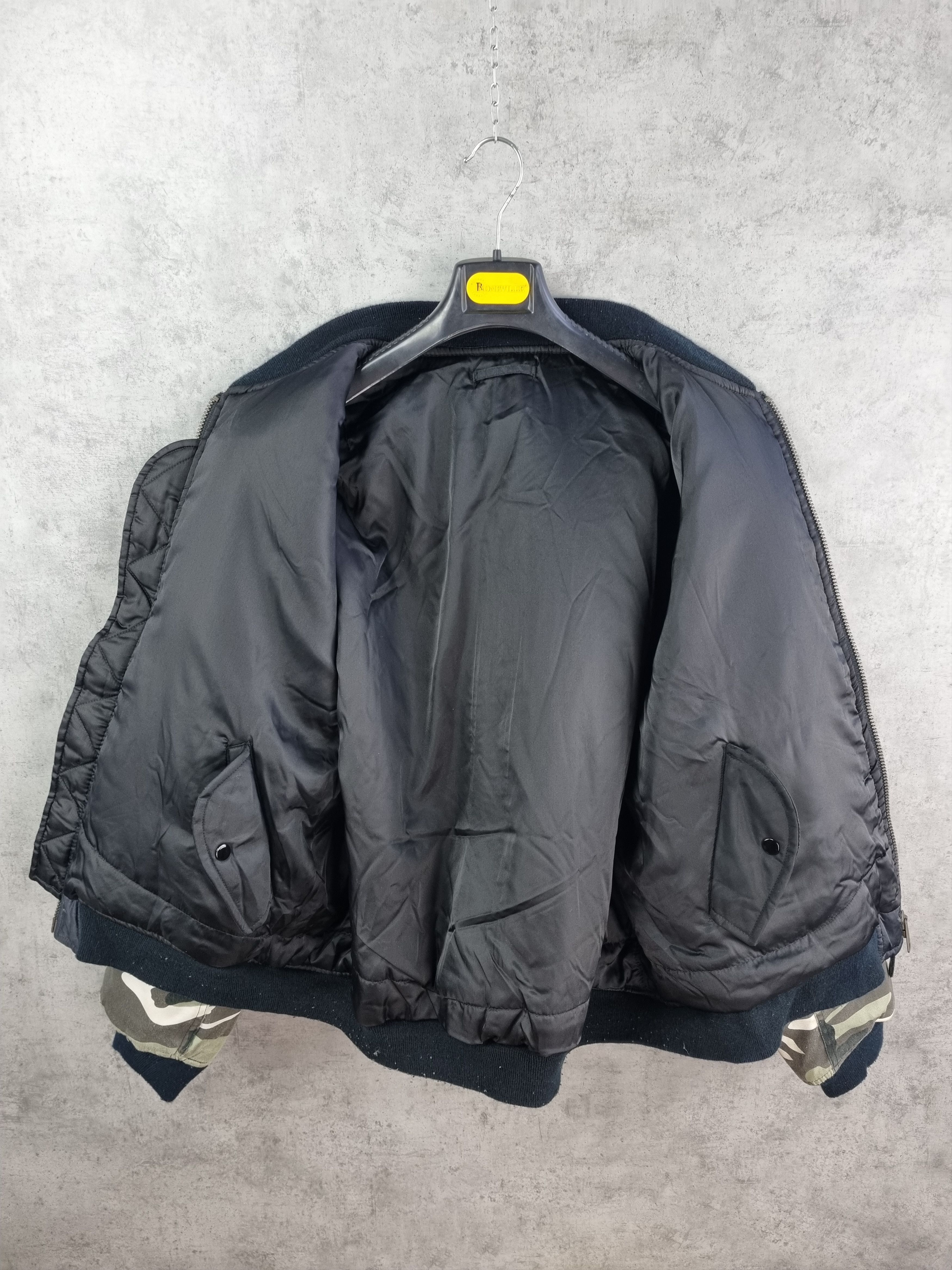 Vintage Alpha 2 Side Black Bomber Jacket Arctic Camo RAF SIMONS Size US L / EU 52-54 / 3 - 7 Thumbnail