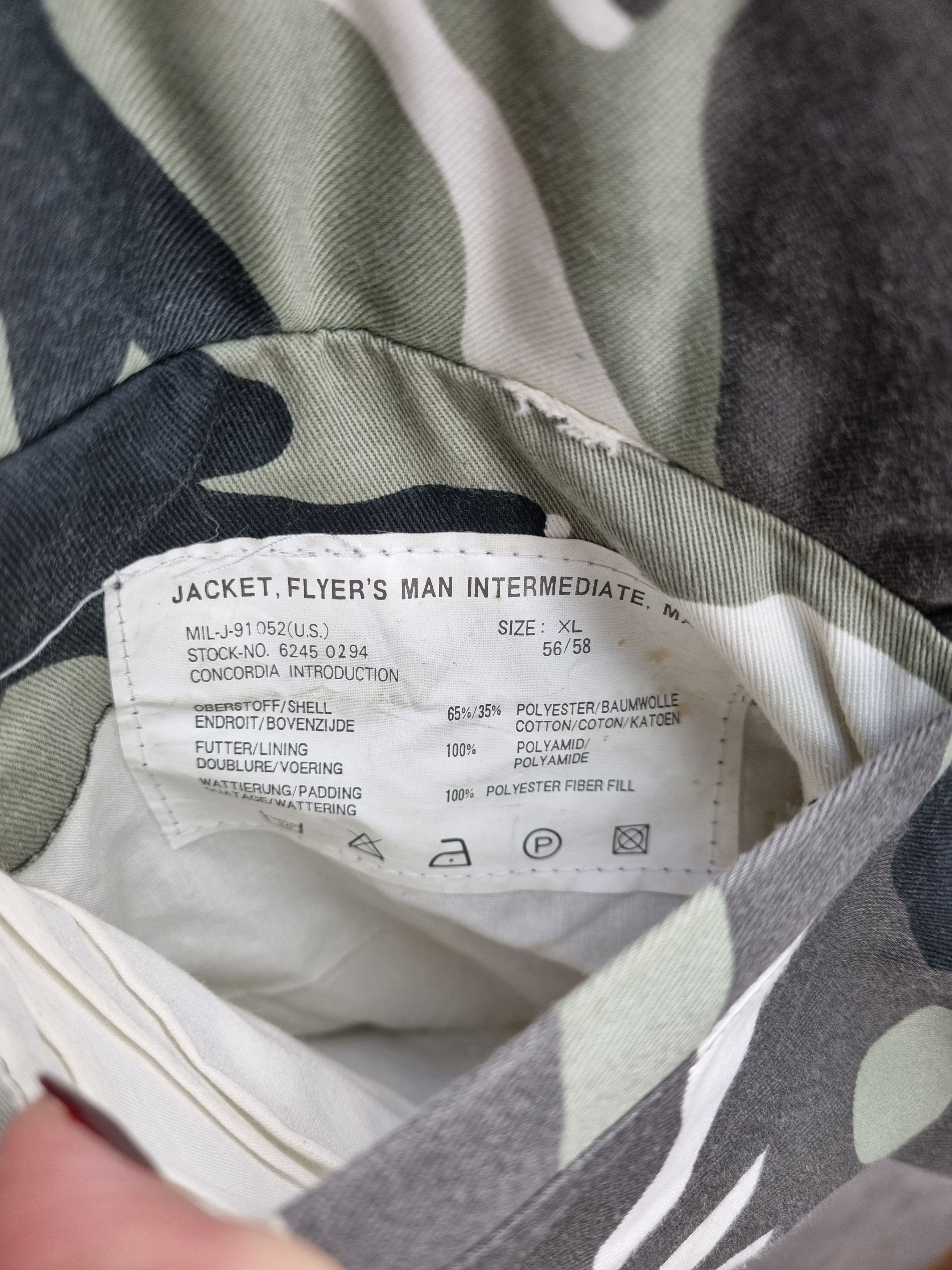 Vintage Alpha 2 Side Black Bomber Jacket Arctic Camo RAF SIMONS Size US L / EU 52-54 / 3 - 9 Thumbnail