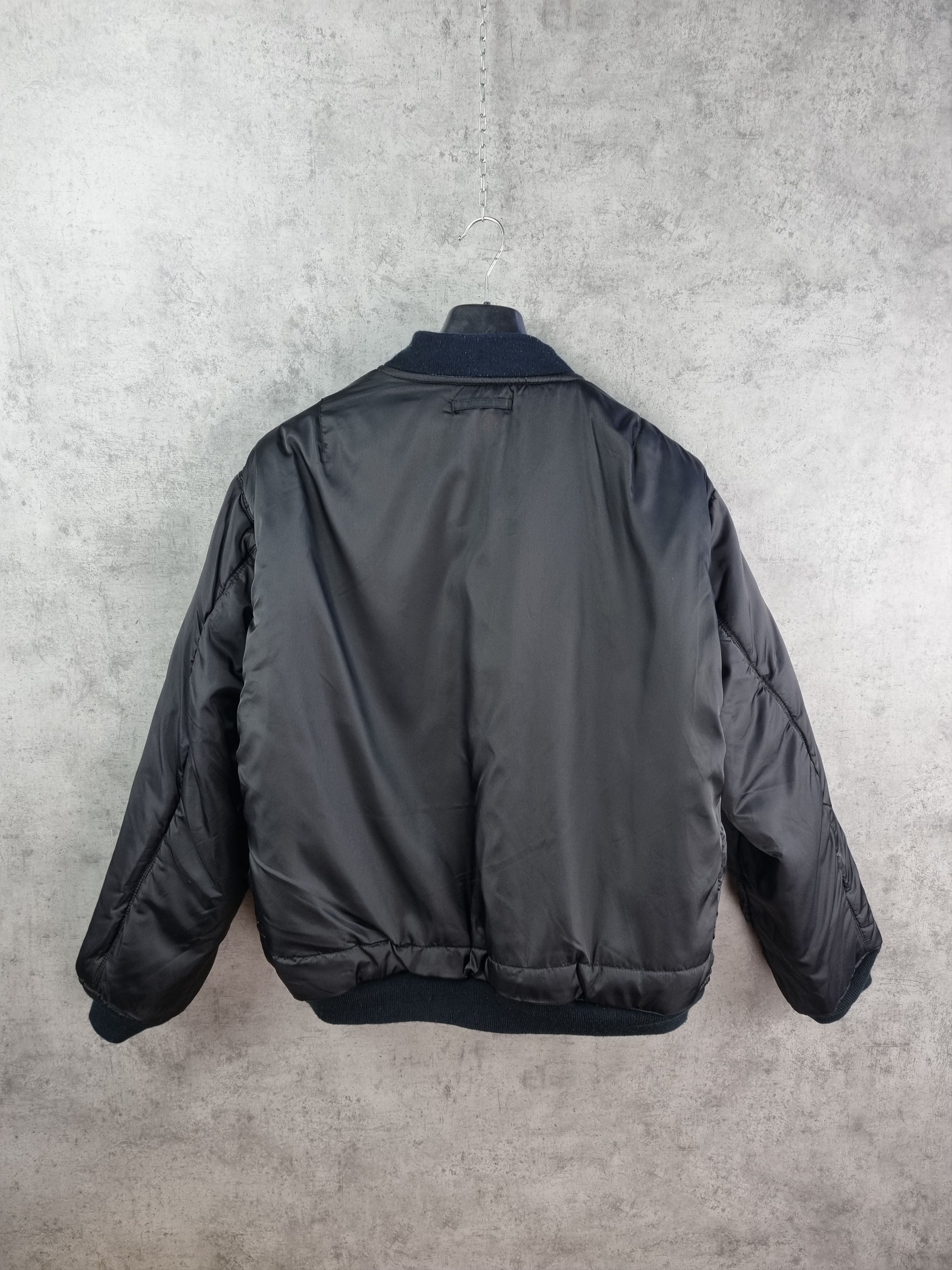Vintage Alpha 2 Side Black Bomber Jacket Arctic Camo RAF SIMONS Size US L / EU 52-54 / 3 - 6 Thumbnail