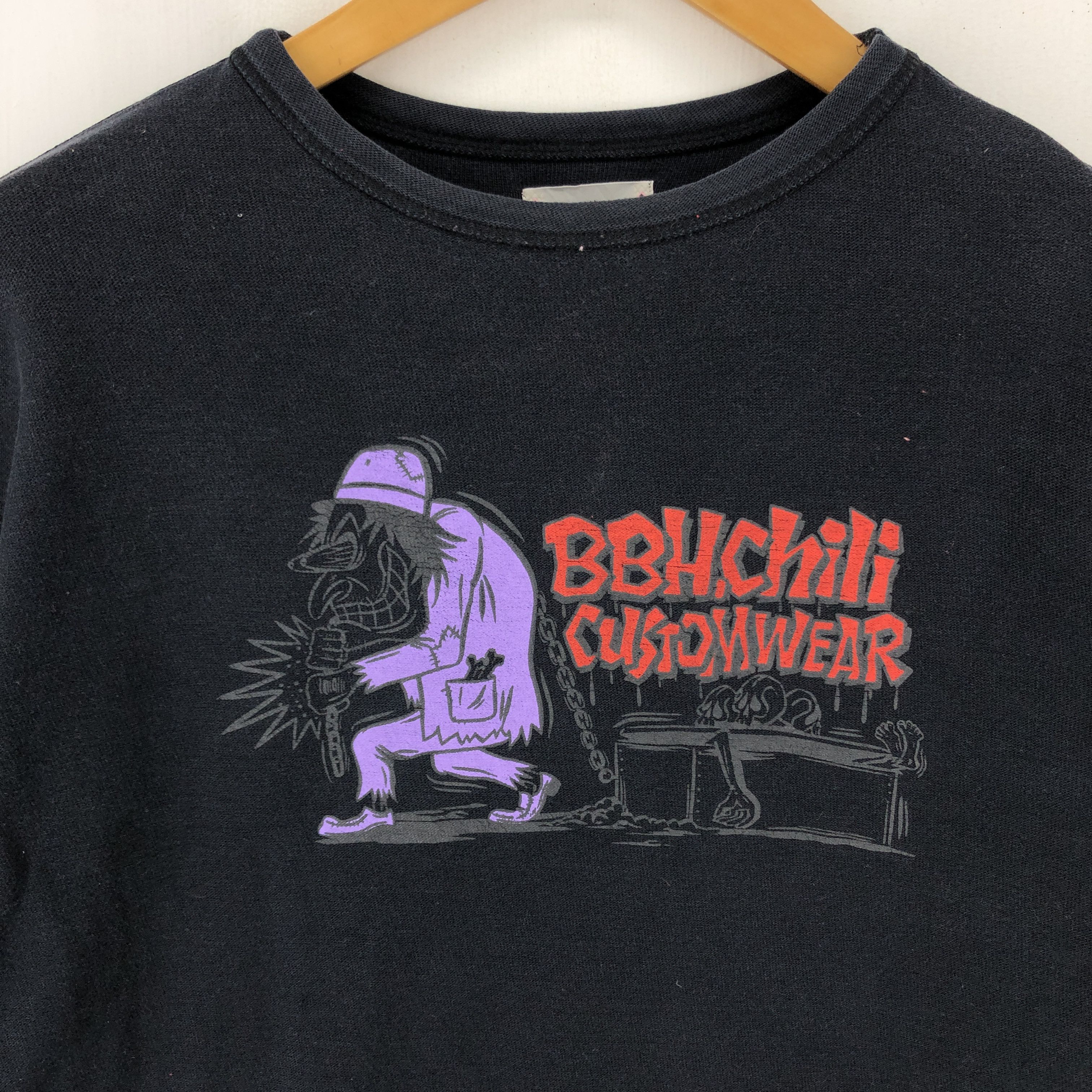 Japanese Brand BBH CUSTOM WEAR Crew Neck Sweatshirt #1840-51 Size US M / EU 48-50 / 2 - 2 Thumbnail