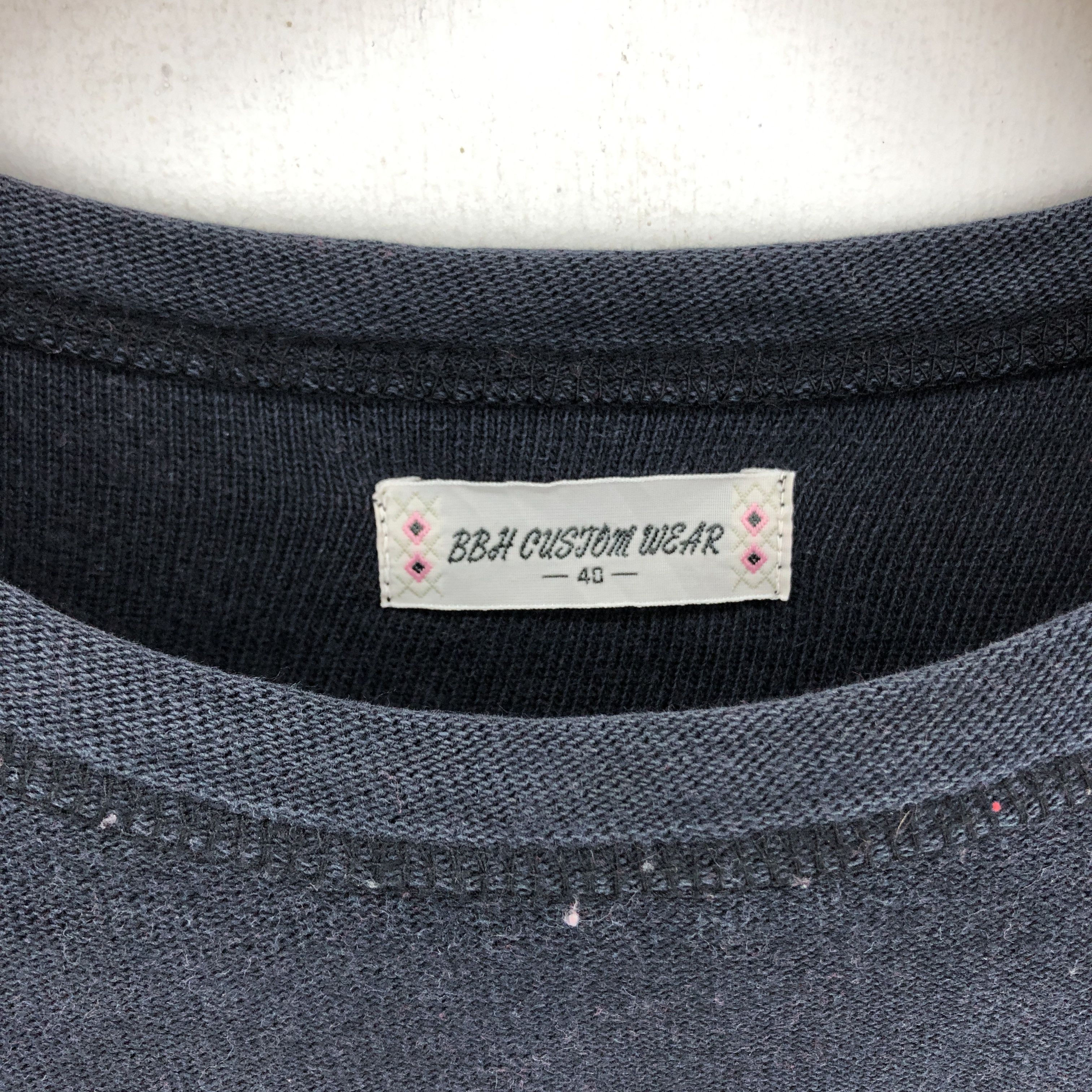 Japanese Brand BBH CUSTOM WEAR Crew Neck Sweatshirt #1840-51 Size US M / EU 48-50 / 2 - 4 Thumbnail