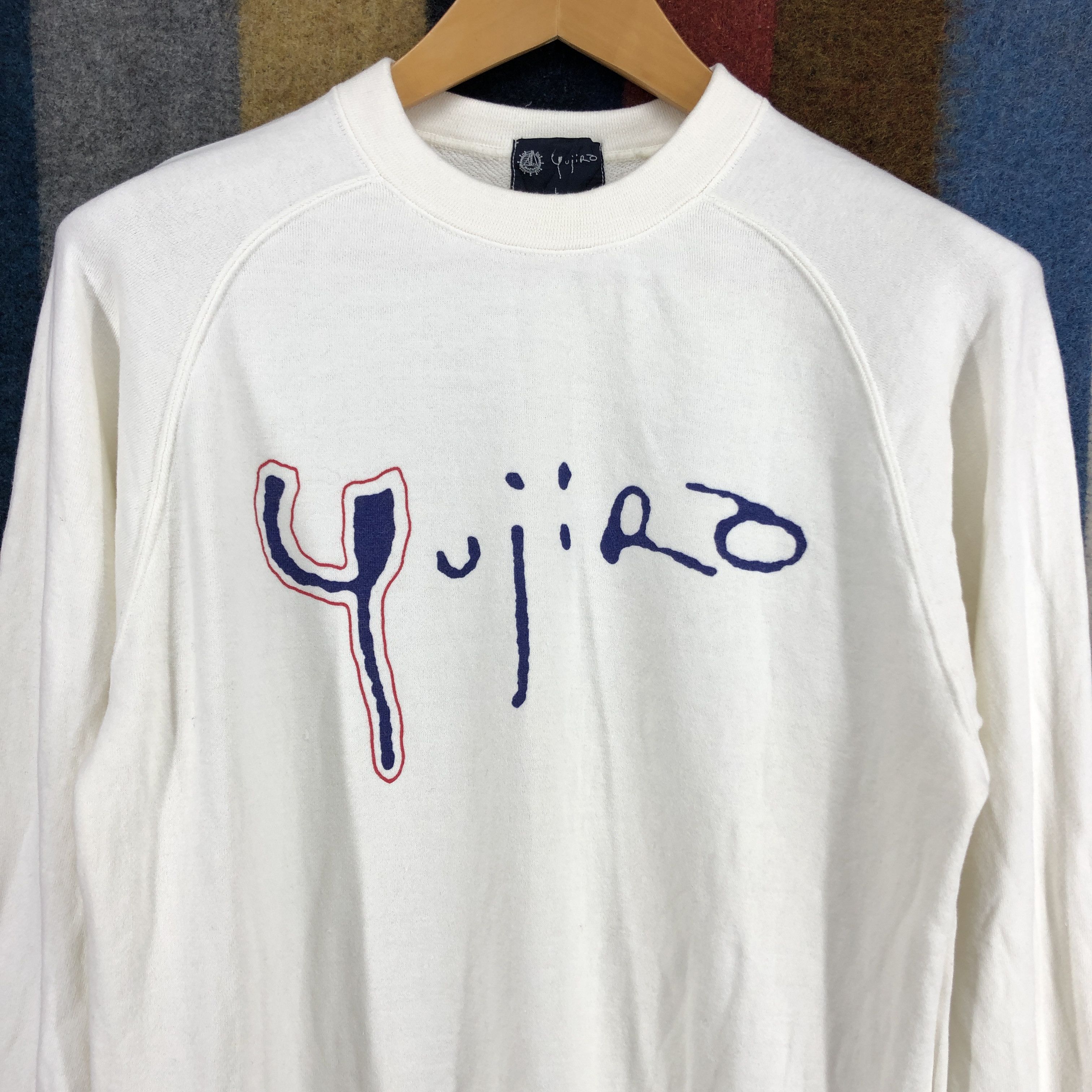 Japanese Brand Vintage YUJIRO ISHIHARA Crew Neck Sweatshirt #0395/Q Size US S / EU 44-46 / 1 - 2 Thumbnail