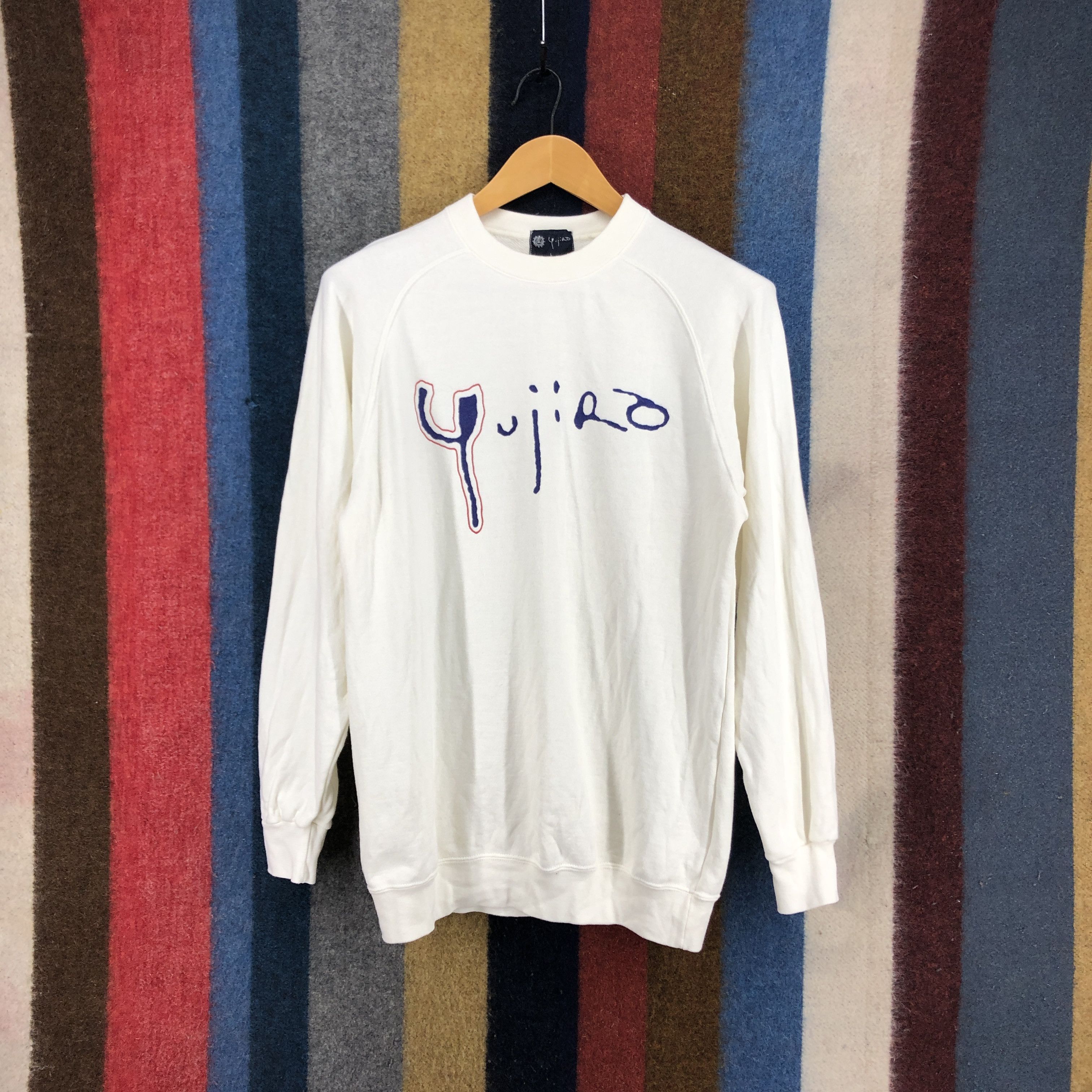 Japanese Brand Vintage YUJIRO ISHIHARA Crew Neck Sweatshirt #0395/Q Size US S / EU 44-46 / 1 - 1 Thumbnail
