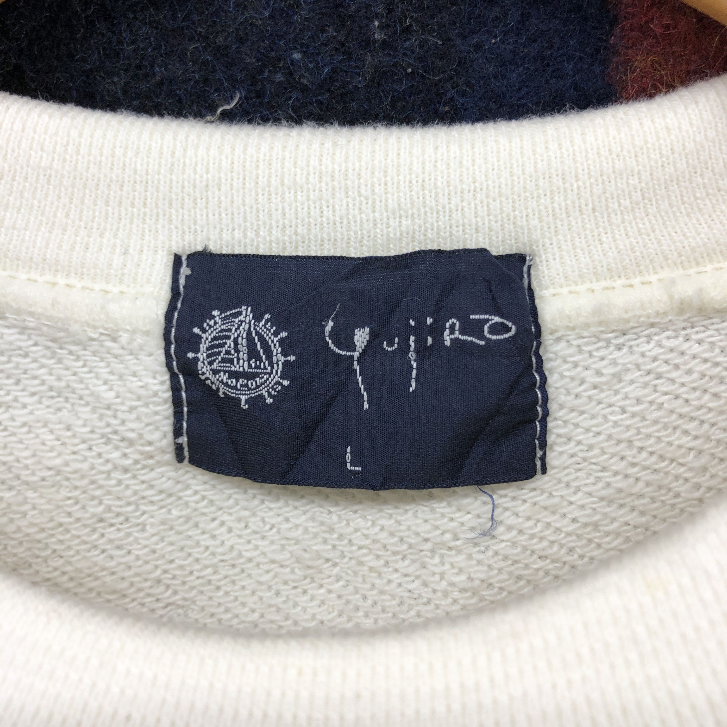 Japanese Brand Vintage YUJIRO ISHIHARA Crew Neck Sweatshirt #0395/Q Size US S / EU 44-46 / 1 - 4 Thumbnail