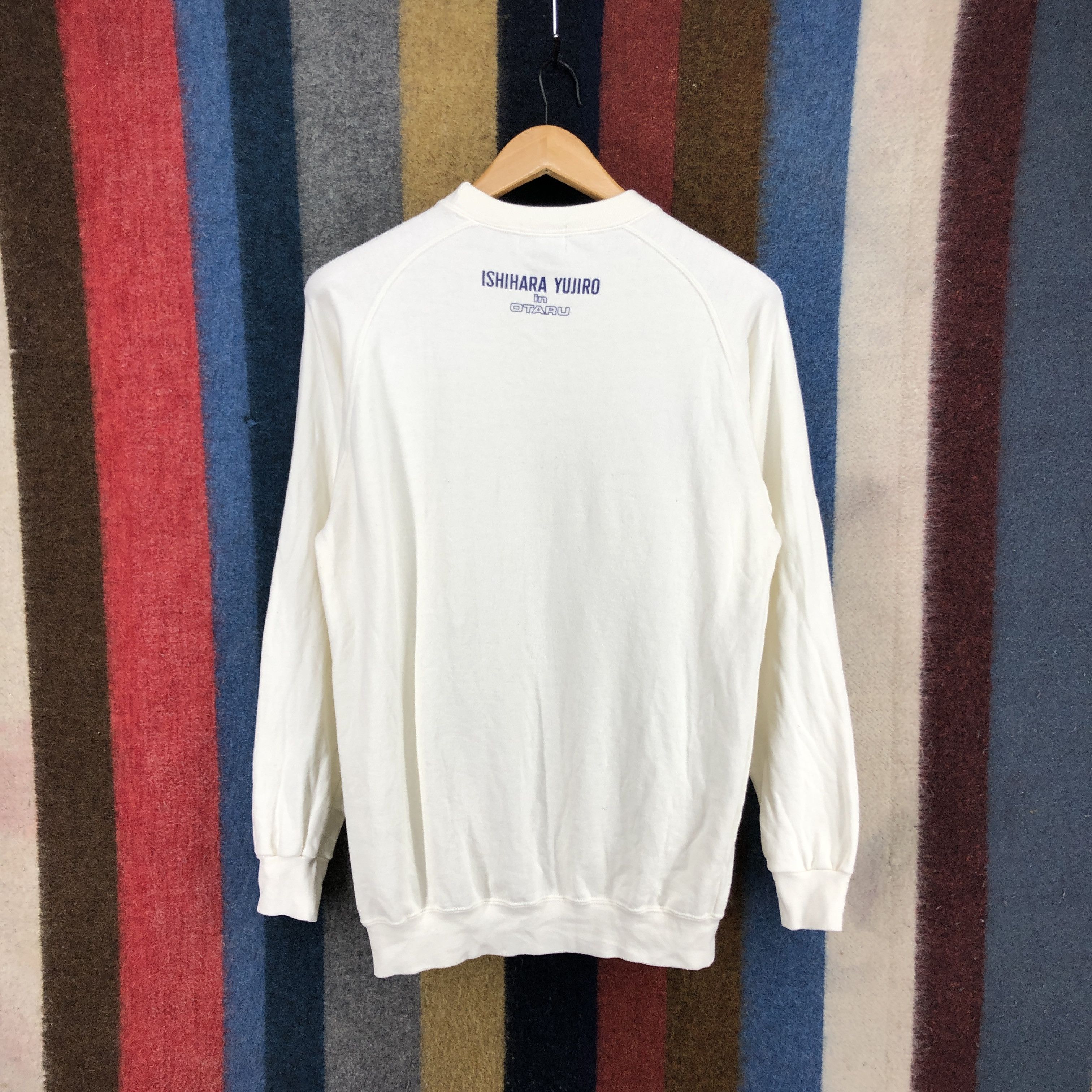 Japanese Brand Vintage YUJIRO ISHIHARA Crew Neck Sweatshirt #0395/Q Size US S / EU 44-46 / 1 - 6 Thumbnail